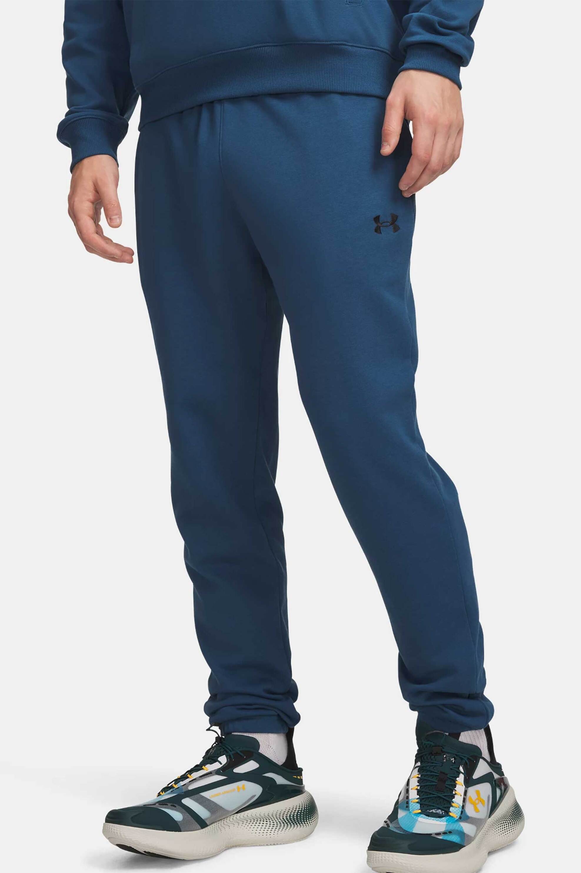 Under Armour ανδρικό παντελόνι φόρμας με κεντημένο λογότυπο Loose Fit "UA Rival Lightweight" - 6014638 Μπλε φωτογραφία