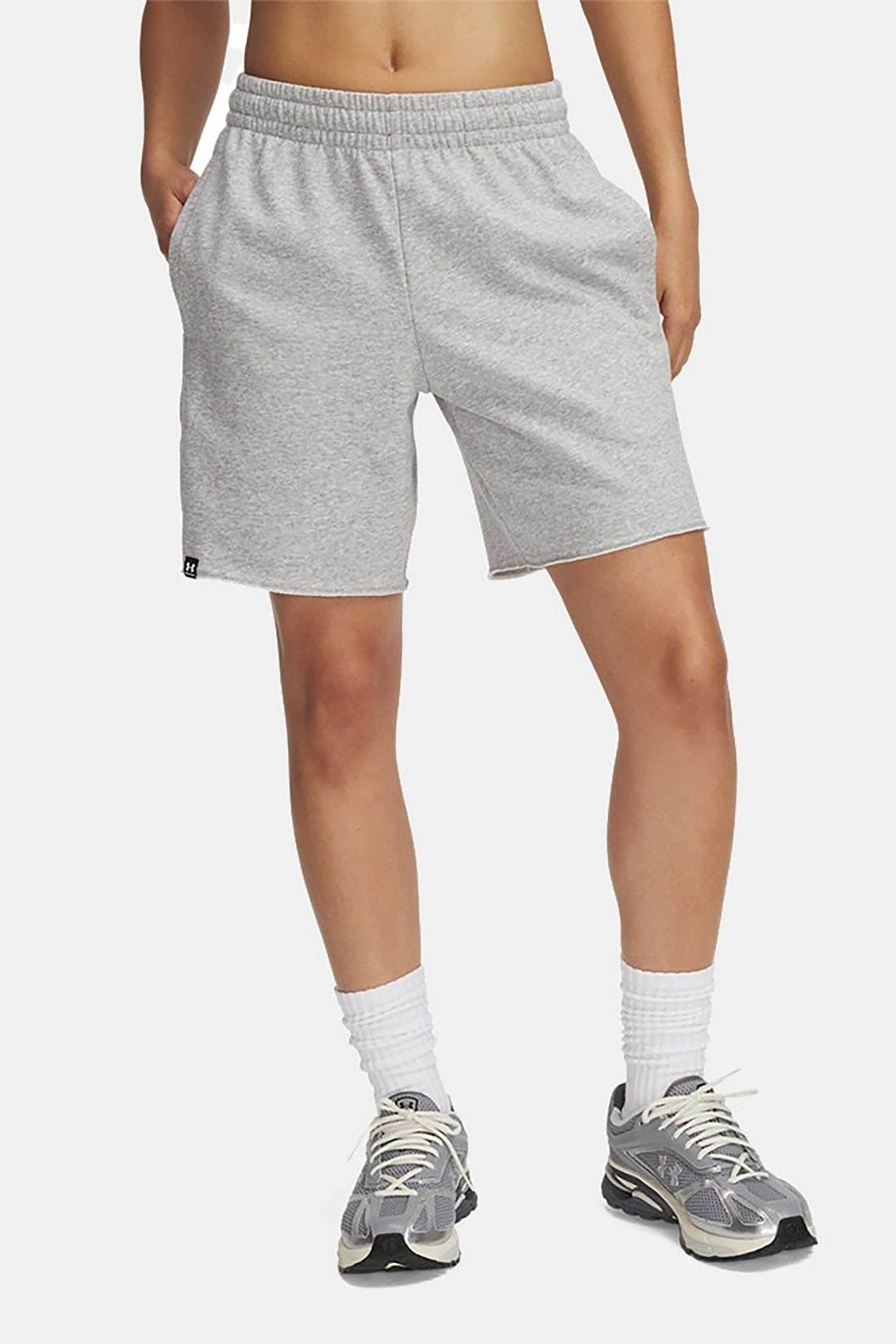 UNDER ARMOUR Under Armour γυναικείο σορτς με ελαστική μέση Relaxed Fit - 1389632 Γκρι - 2