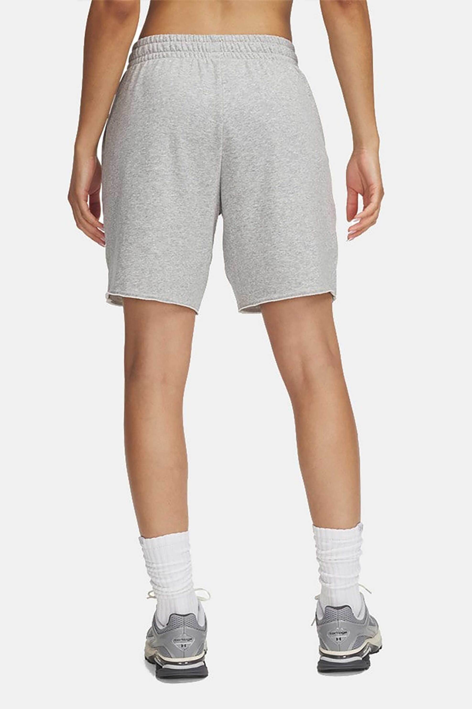 UNDER ARMOUR Under Armour γυναικείο σορτς με ελαστική μέση Relaxed Fit - 1389632 Γκρι - 3