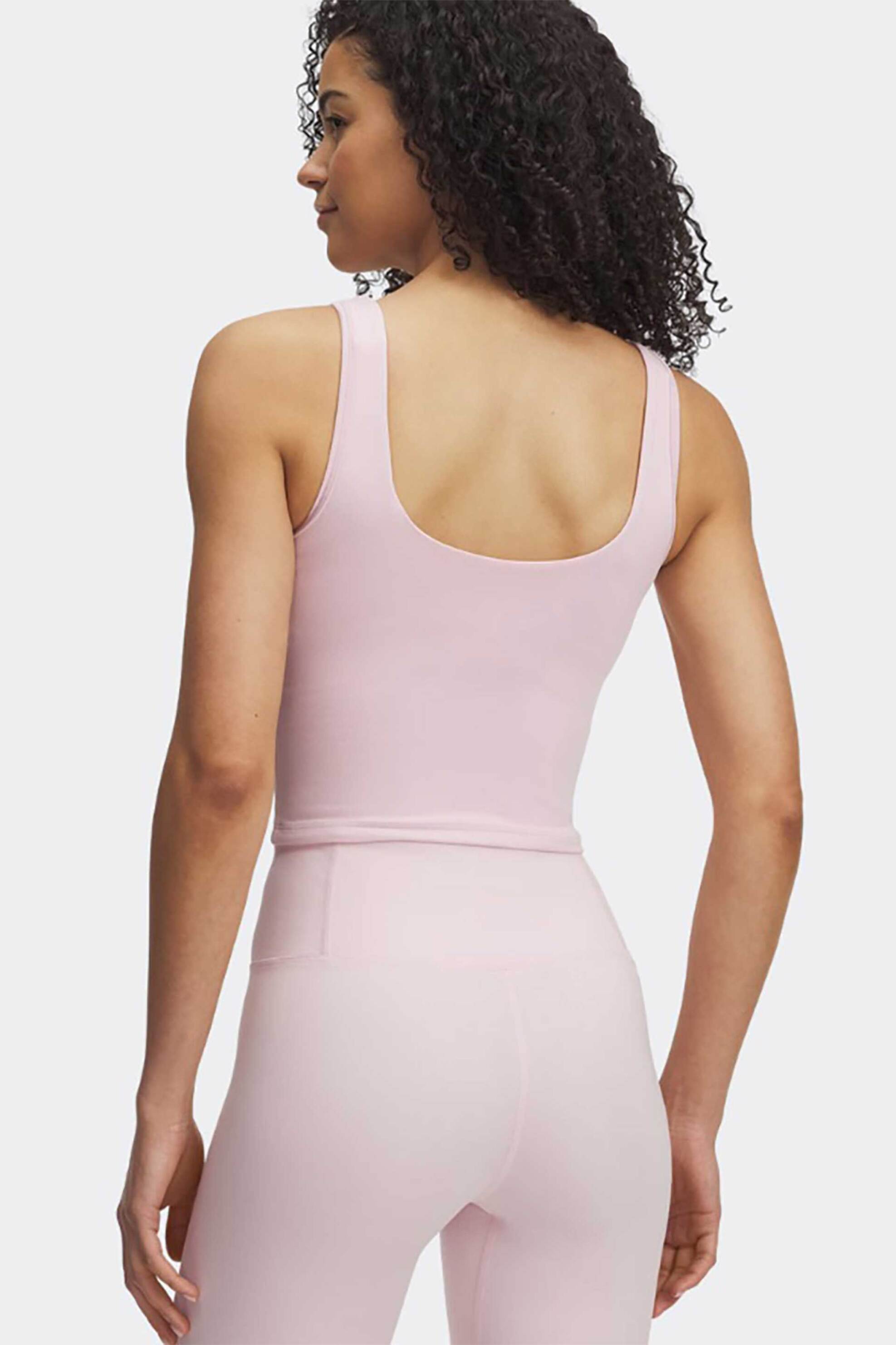 Under Armour Γυναικείο Αθλητικό Τοπ Αμάνικο - 6007656 Ροζ Ανοιχτό