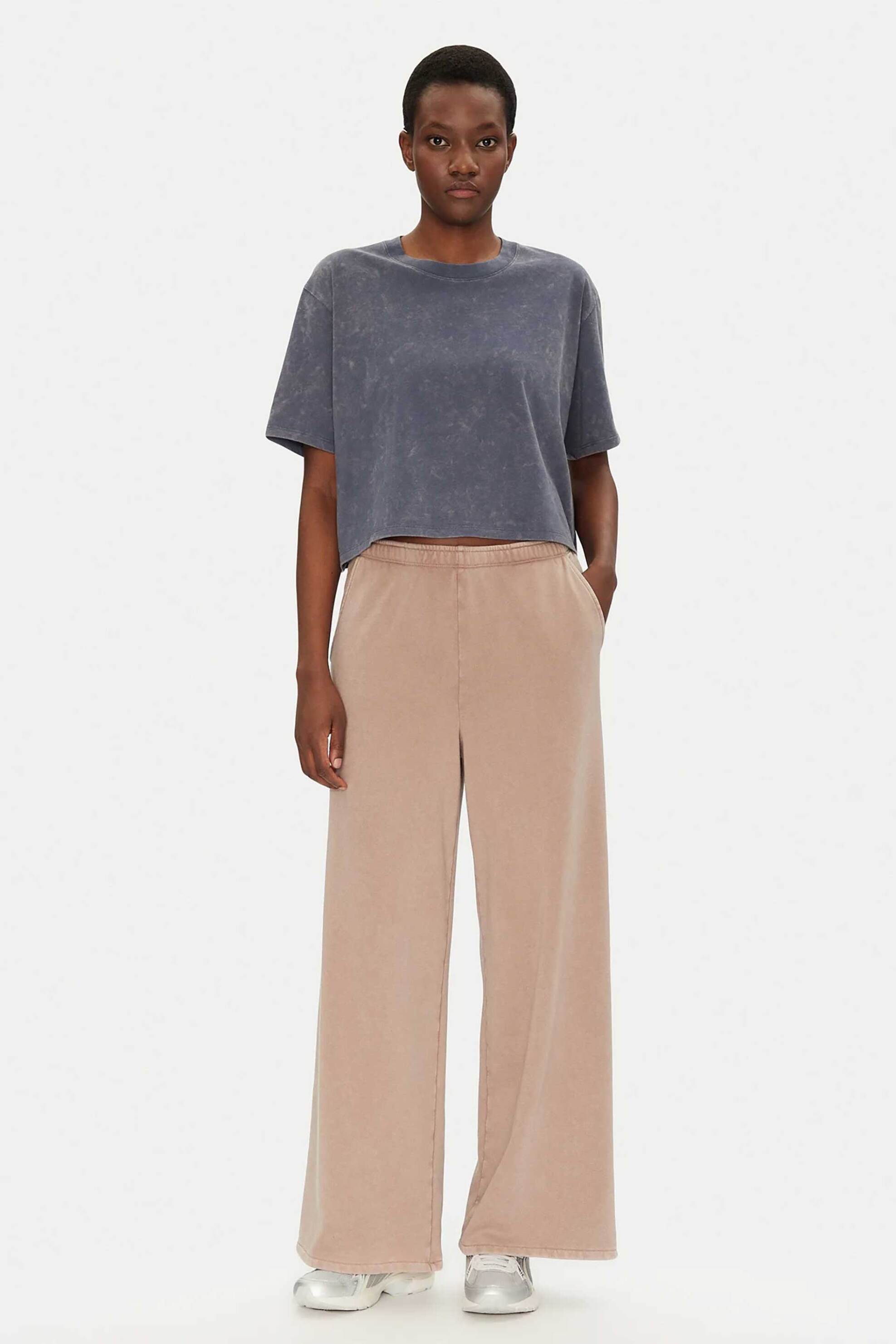 Under Armour γυναικείο T-shirt cropped μονόχρωμο - 1389724 Μπλε Σκούρο φωτογραφία