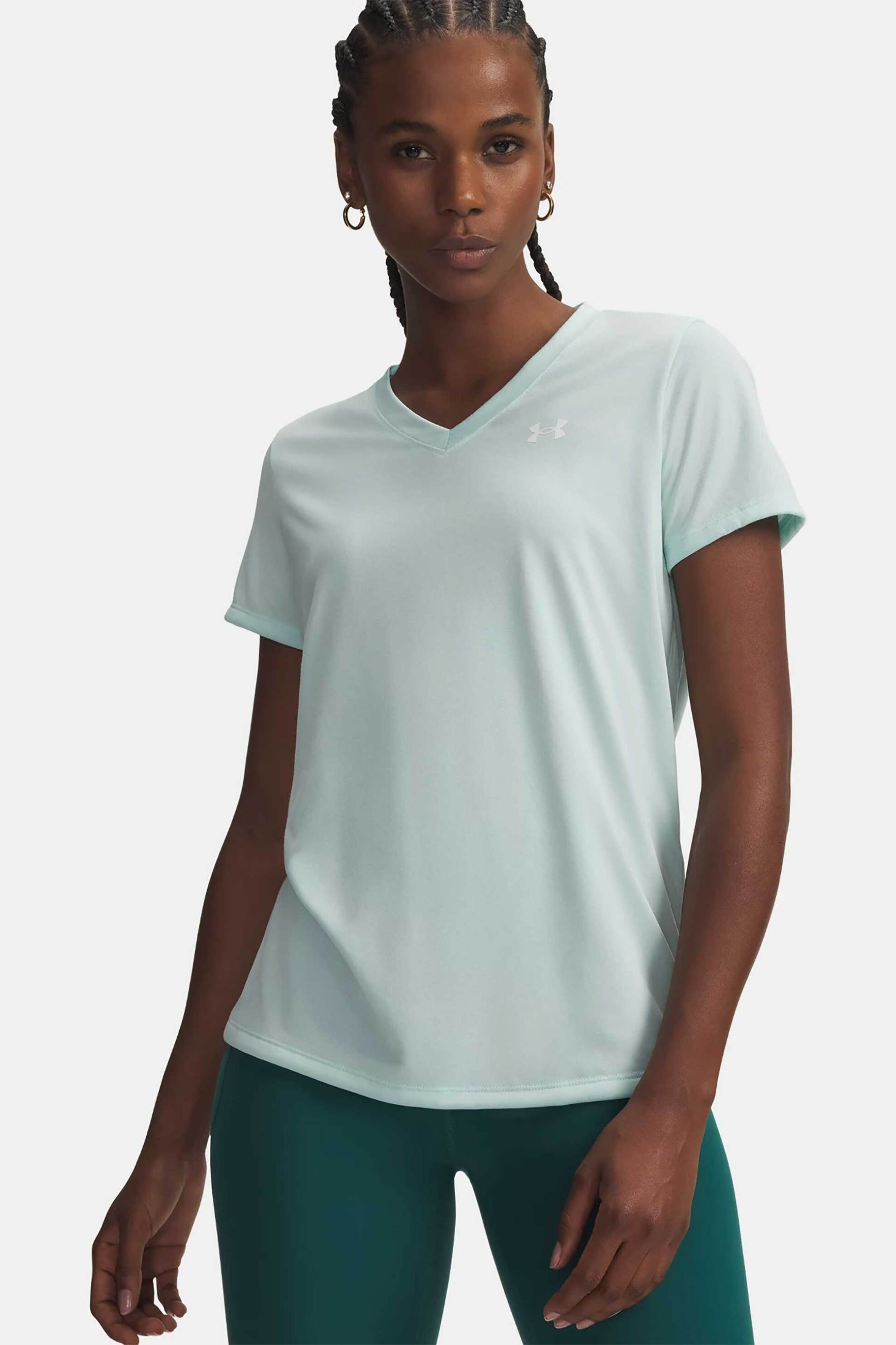 Under Armour γυναικείο T-shirt με λογότυπο Loose Fit "UA Tech™" - 1384229 Πράσινο Μέντας