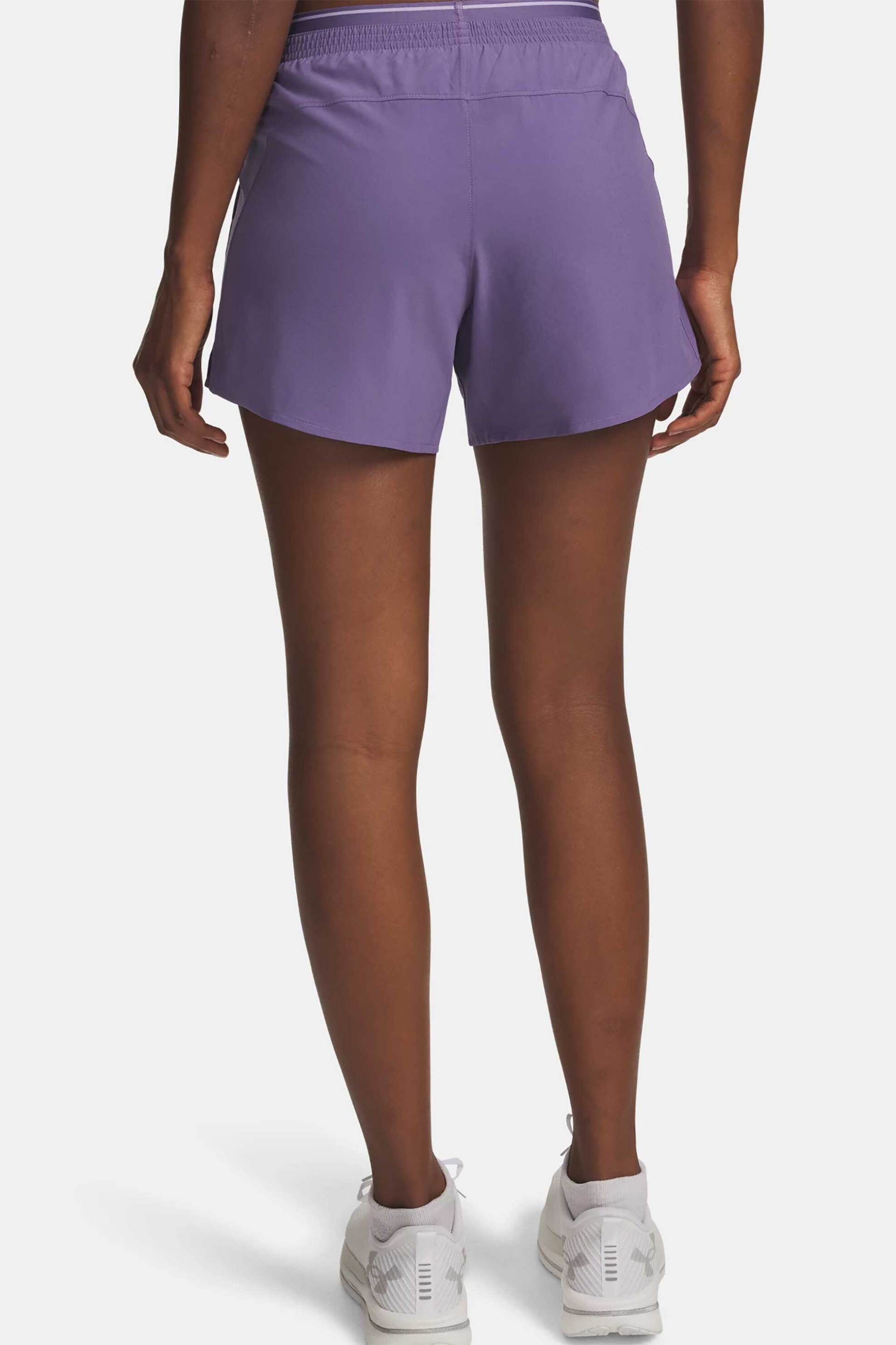 Under Armour Γυναικείο Σορτς με Λογότυπο Loose Fit Ua Vanish Woven - 6009966 Μοβ