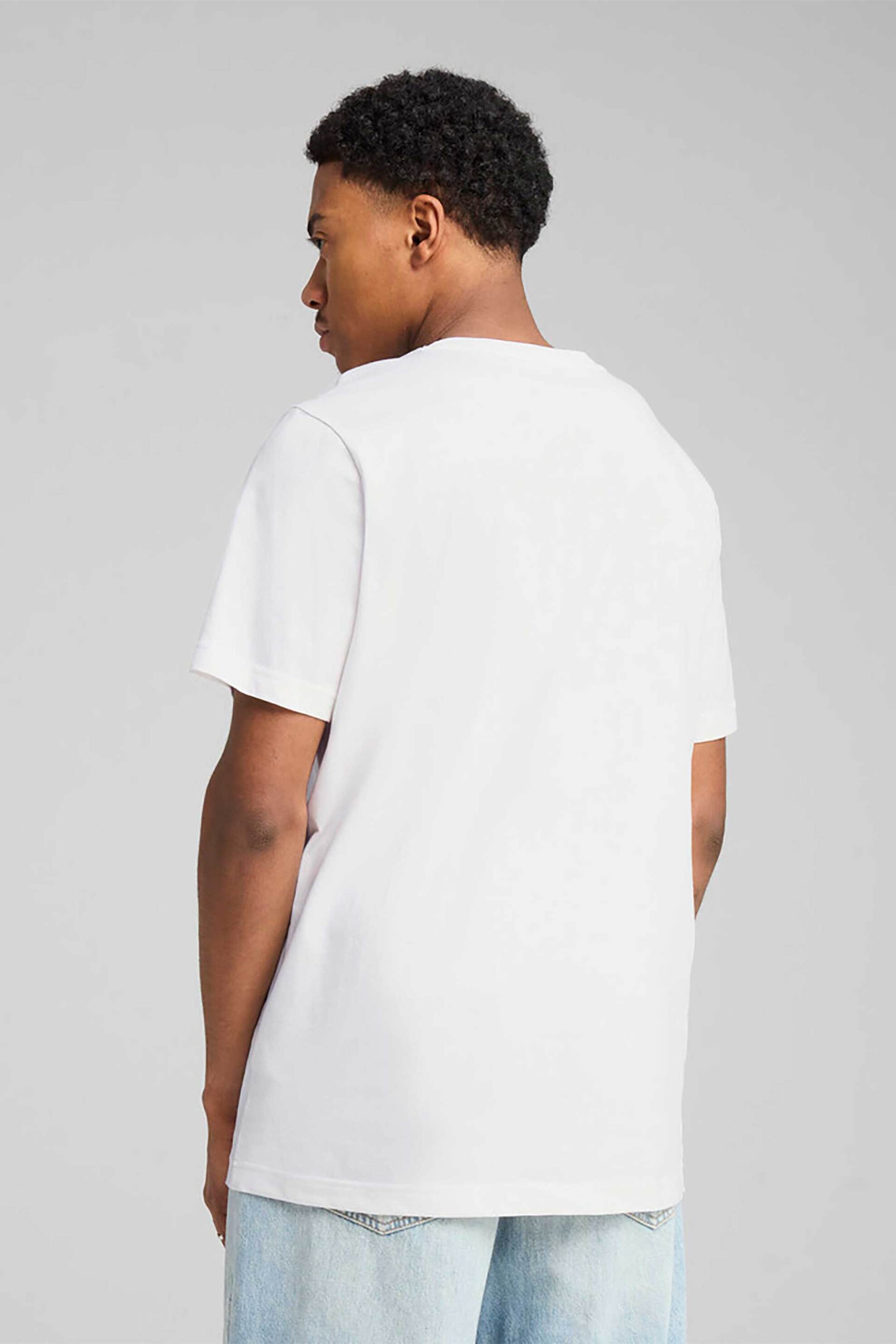 Puma ανδρικό T-shirt με logo print Regular Fit "ESS No. 1" - 682532 Λευκό φωτογραφία