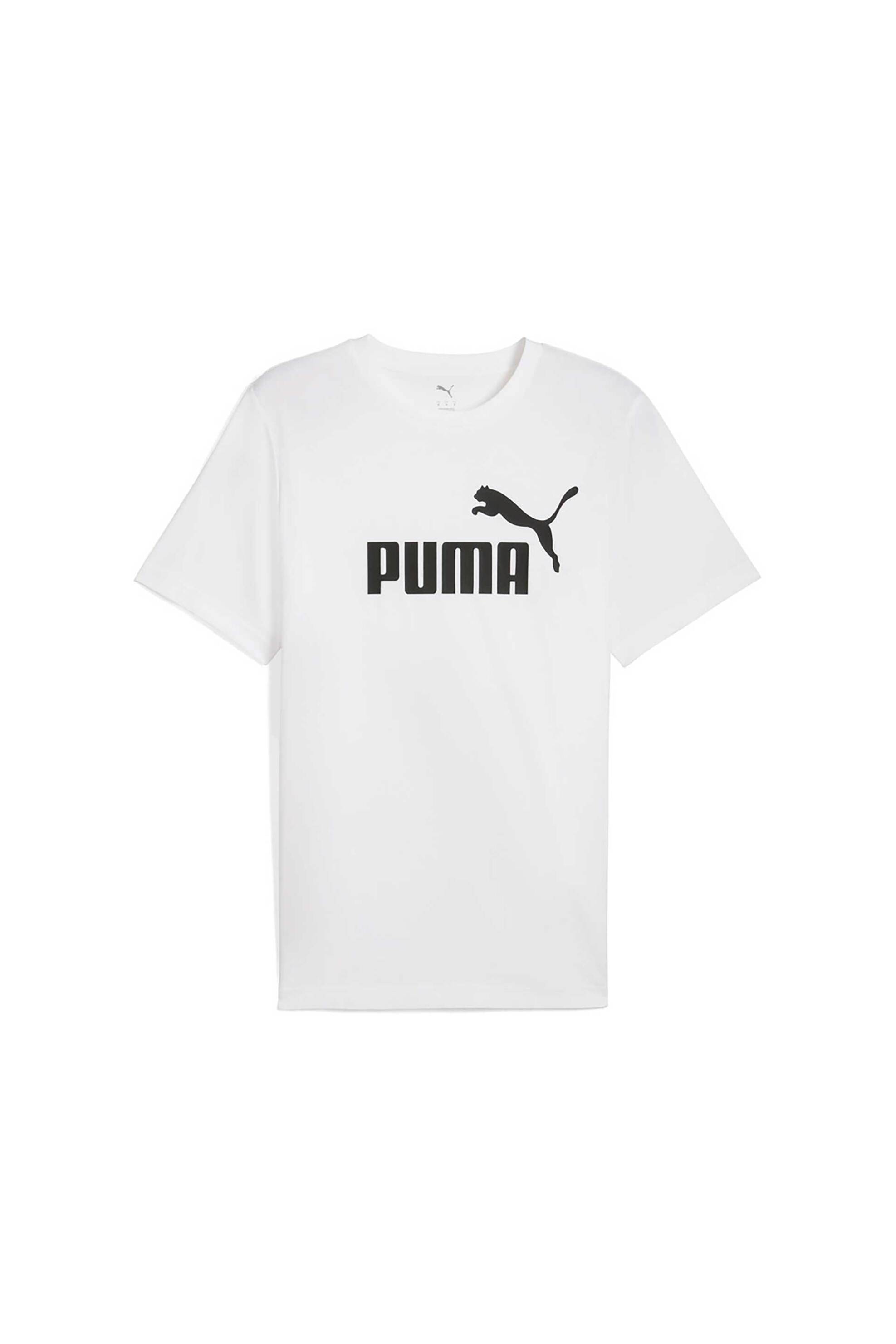 Puma ανδρικό T-shirt με logo print Regular Fit "ESS No. 1" - 682532 Λευκό φωτογραφία