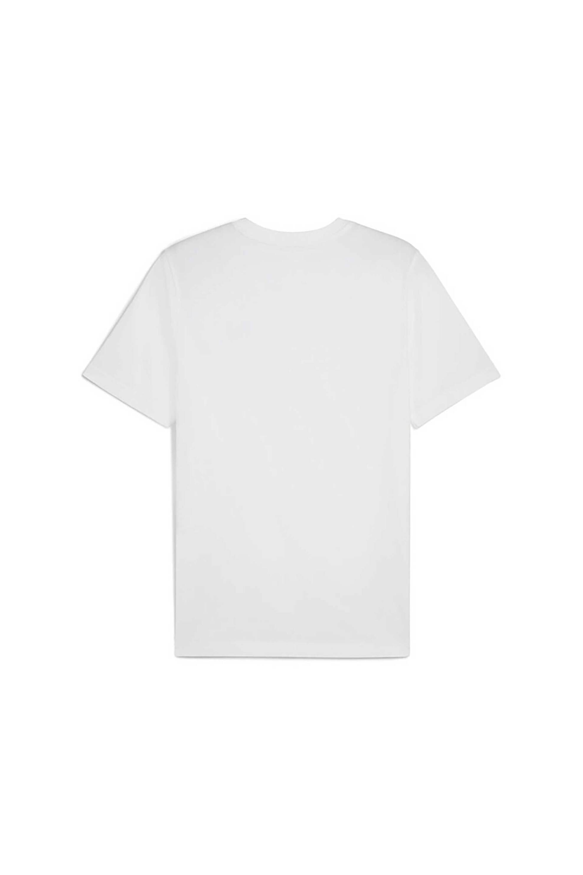 Puma Ανδρικό T-Shirt με Logo Print Regular Fit Ess Small - 682538 Λευκό