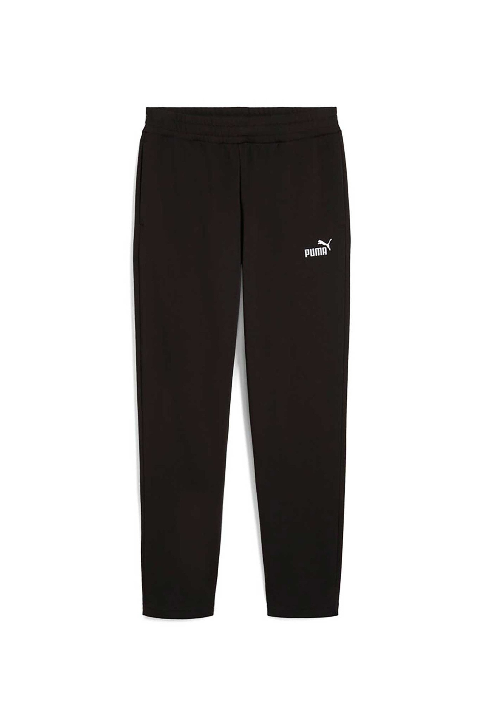 Puma Ανδρικό Παντελόνι Φόρμας με Λογότυπο Essential No 1 - 682612 Μαύρο