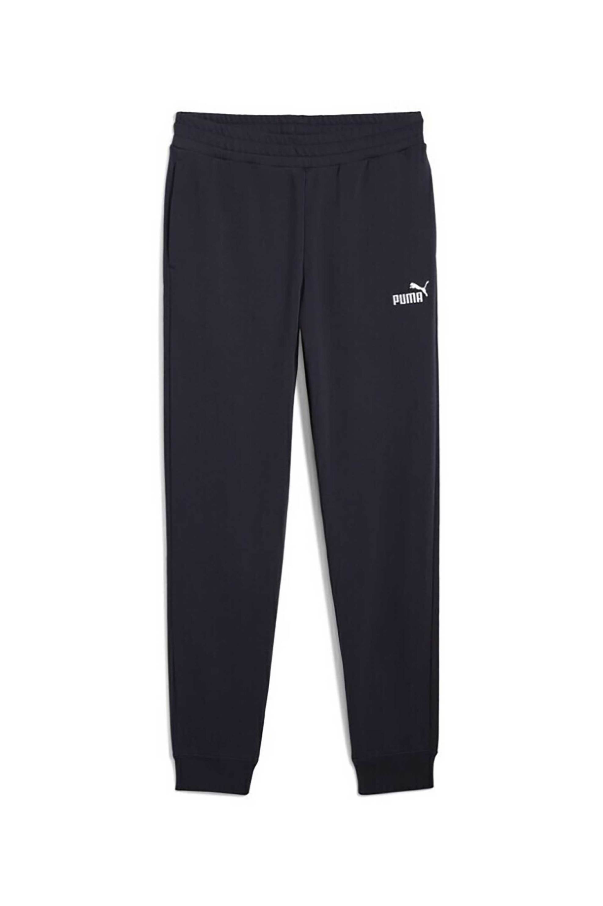 Puma Ανδρικό Παντελόνι Φόρμας με Λογότυπο Essential No 1 - 682612 Μπλε Σκούρο