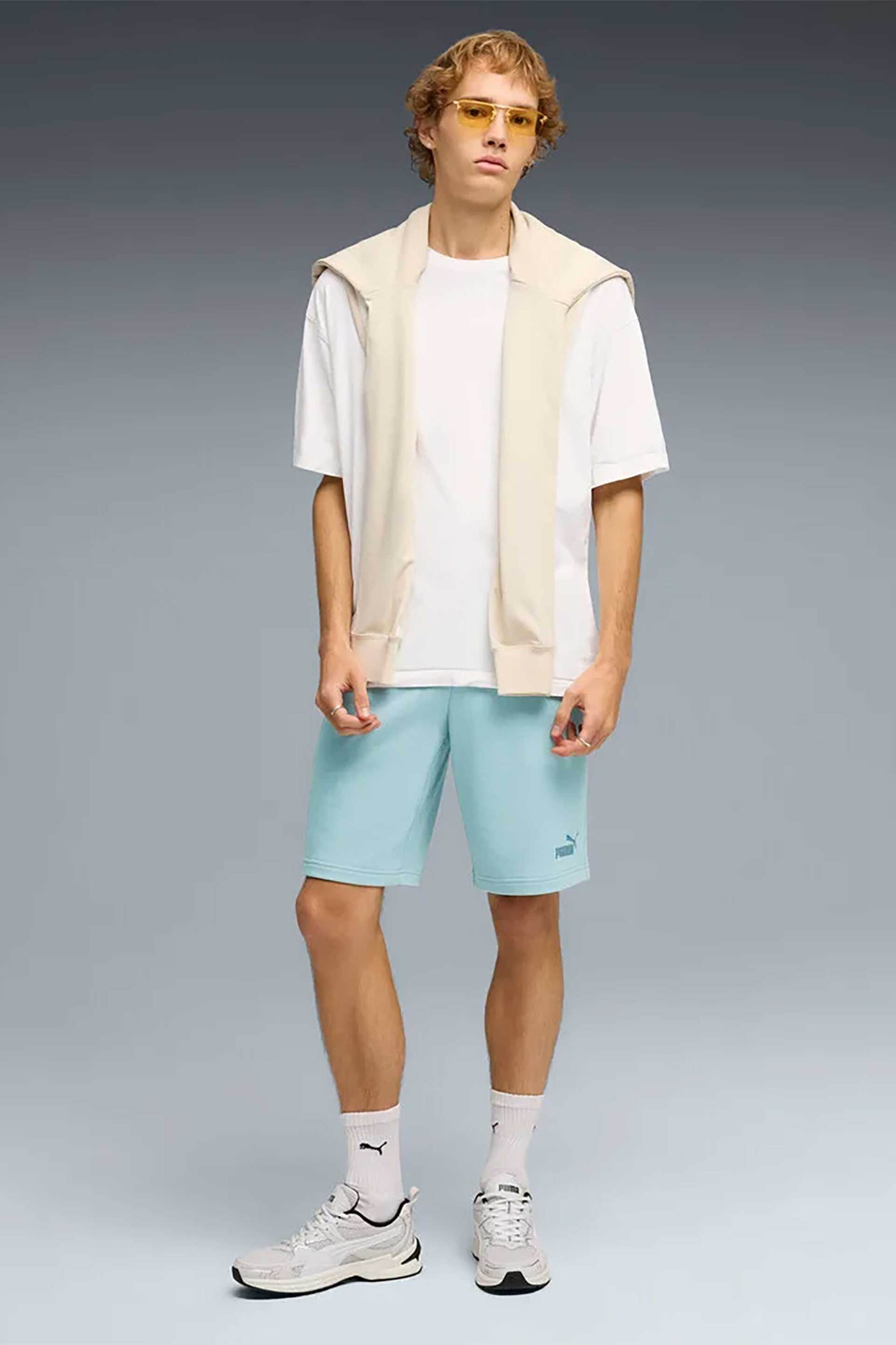 Puma ανδρικό σορτς με λογότυπο 10