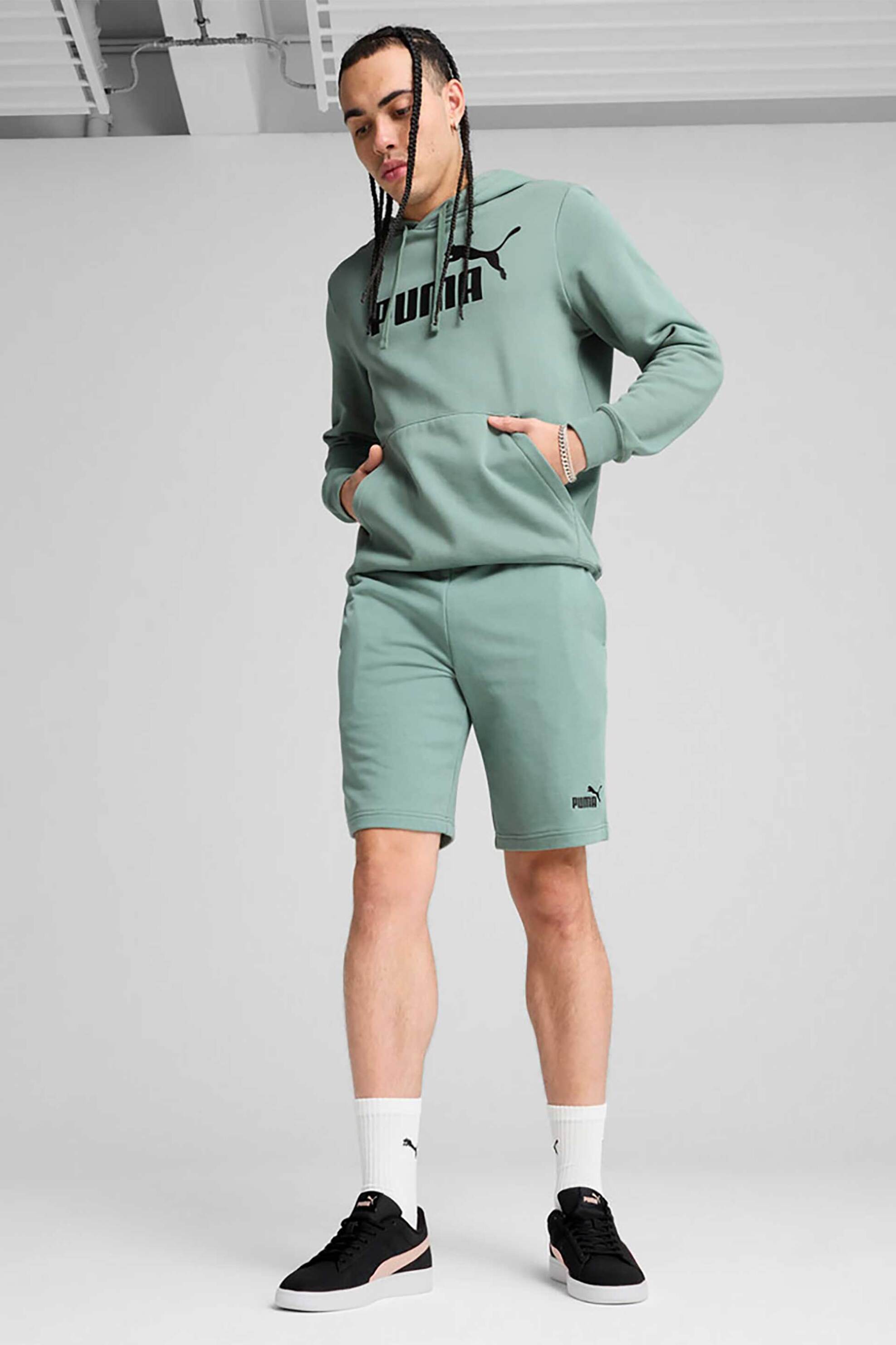 Puma ανδρικό σορτς με λογότυπο 10