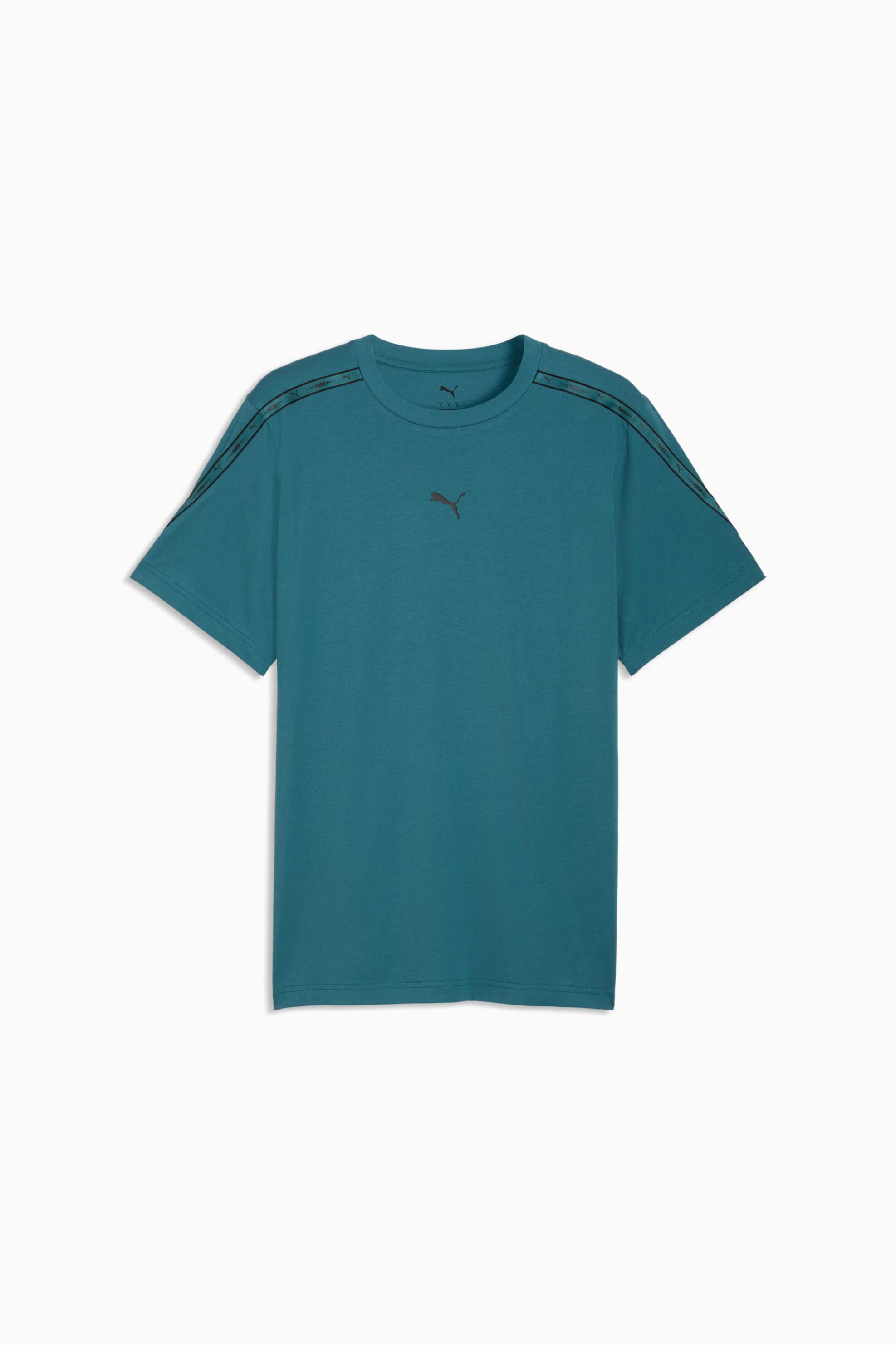 Puma Ανδρικό T-Shirt με Λογότυπο Regular Fit Essential Tape - 691693 Πετρόλ