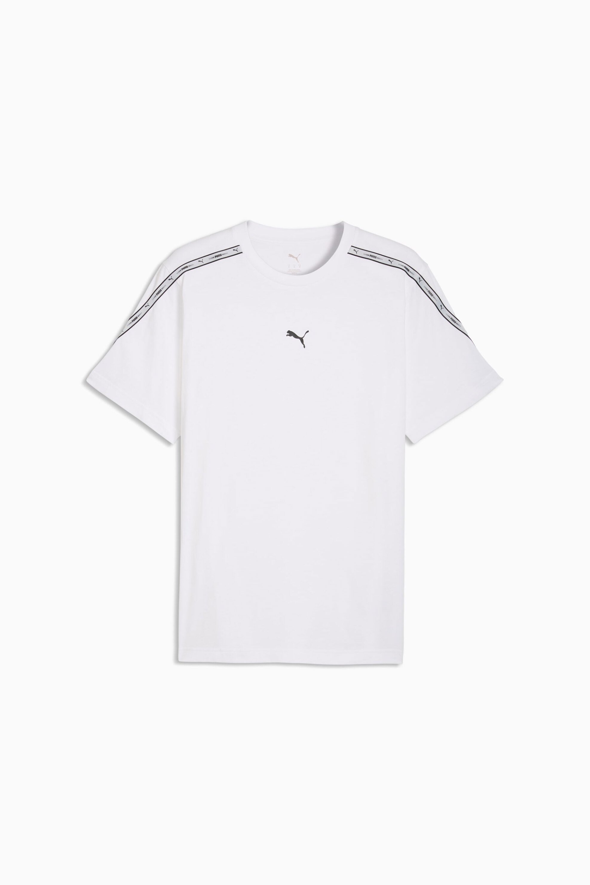 Puma Ανδρικό T-Shirt με Λογότυπο Regular Fit Essential Tape - 691693 Λευκό