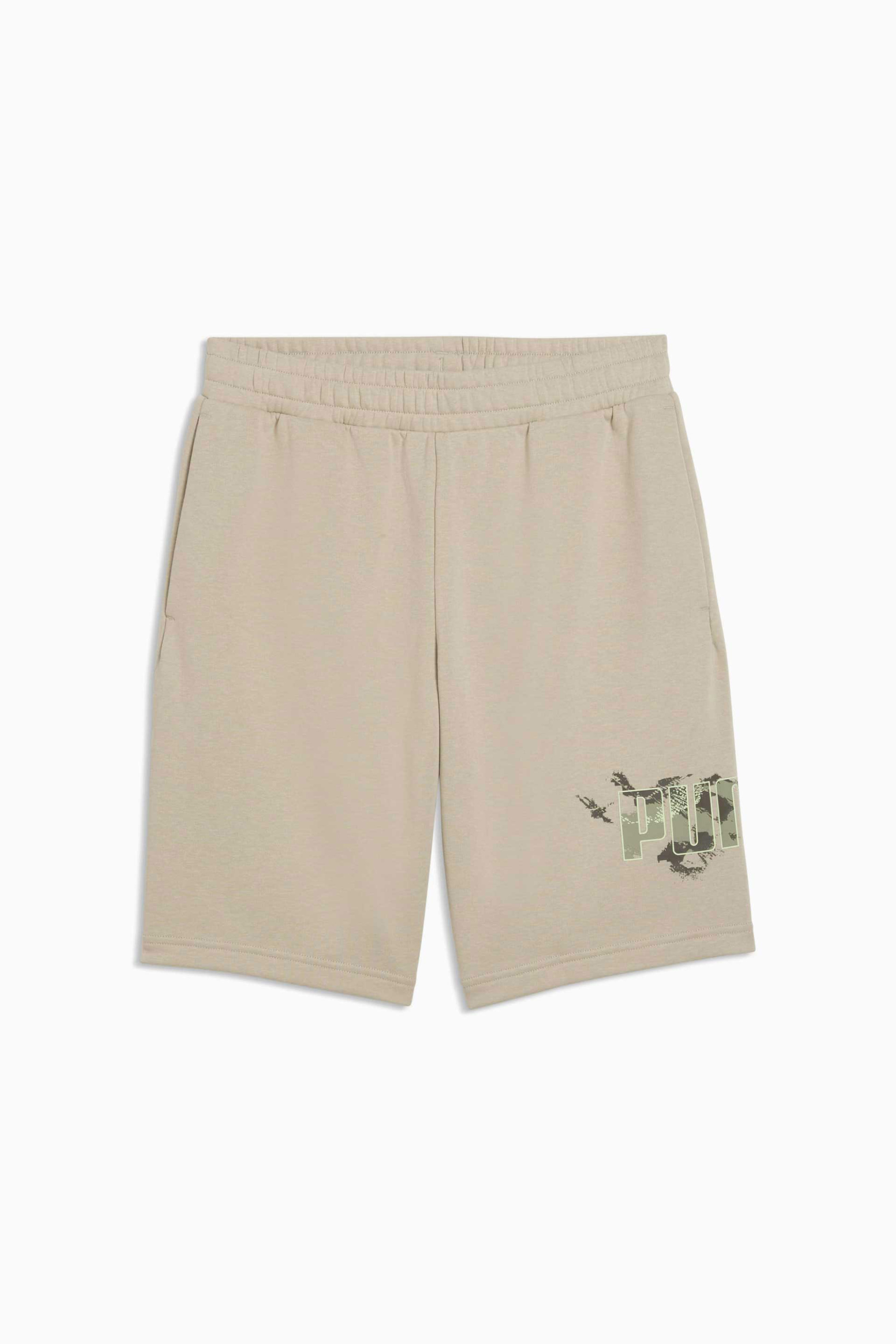 Puma Ανδρικό Σορτς με Λογότυπο 10 Regular Fit Camo - 692038 Μπεζ