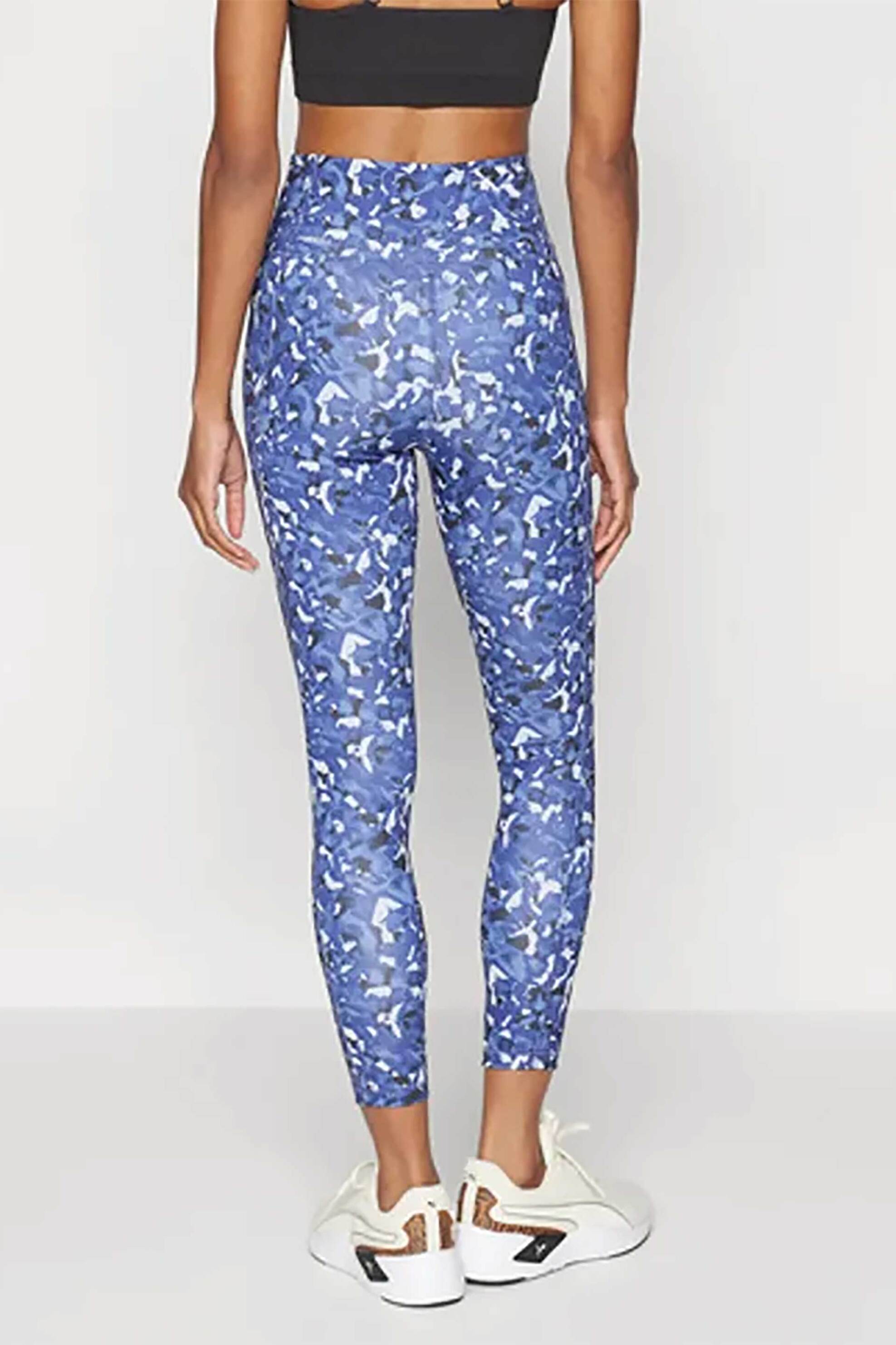 PUMA Puma γυναικείο κολάν με graphic tight - 525901 Μπλε - 3