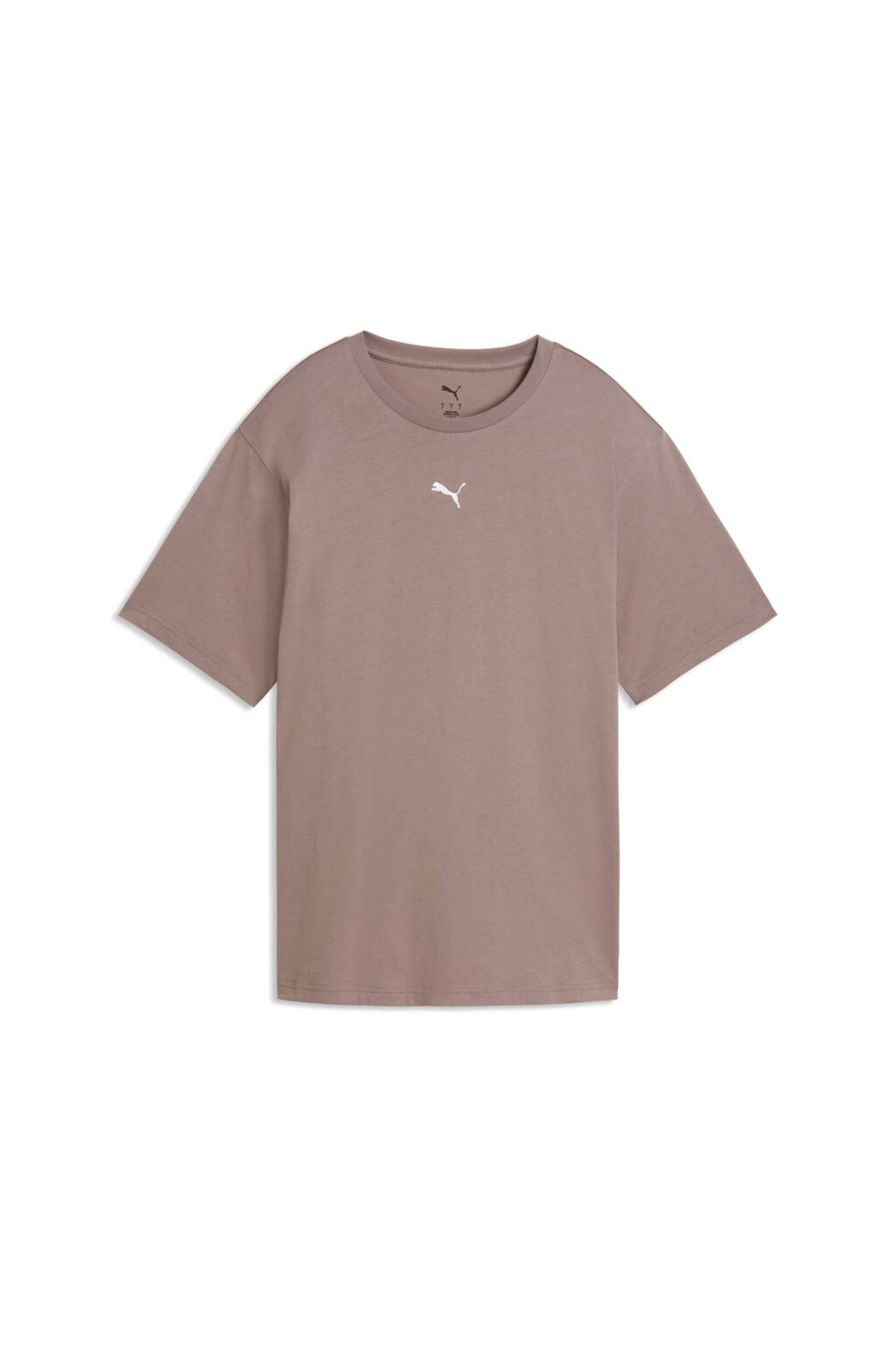 Puma γυναικείο T-shirt με λογότυπο Relaxed Fit "Essentials" - 684971 Μπεζ