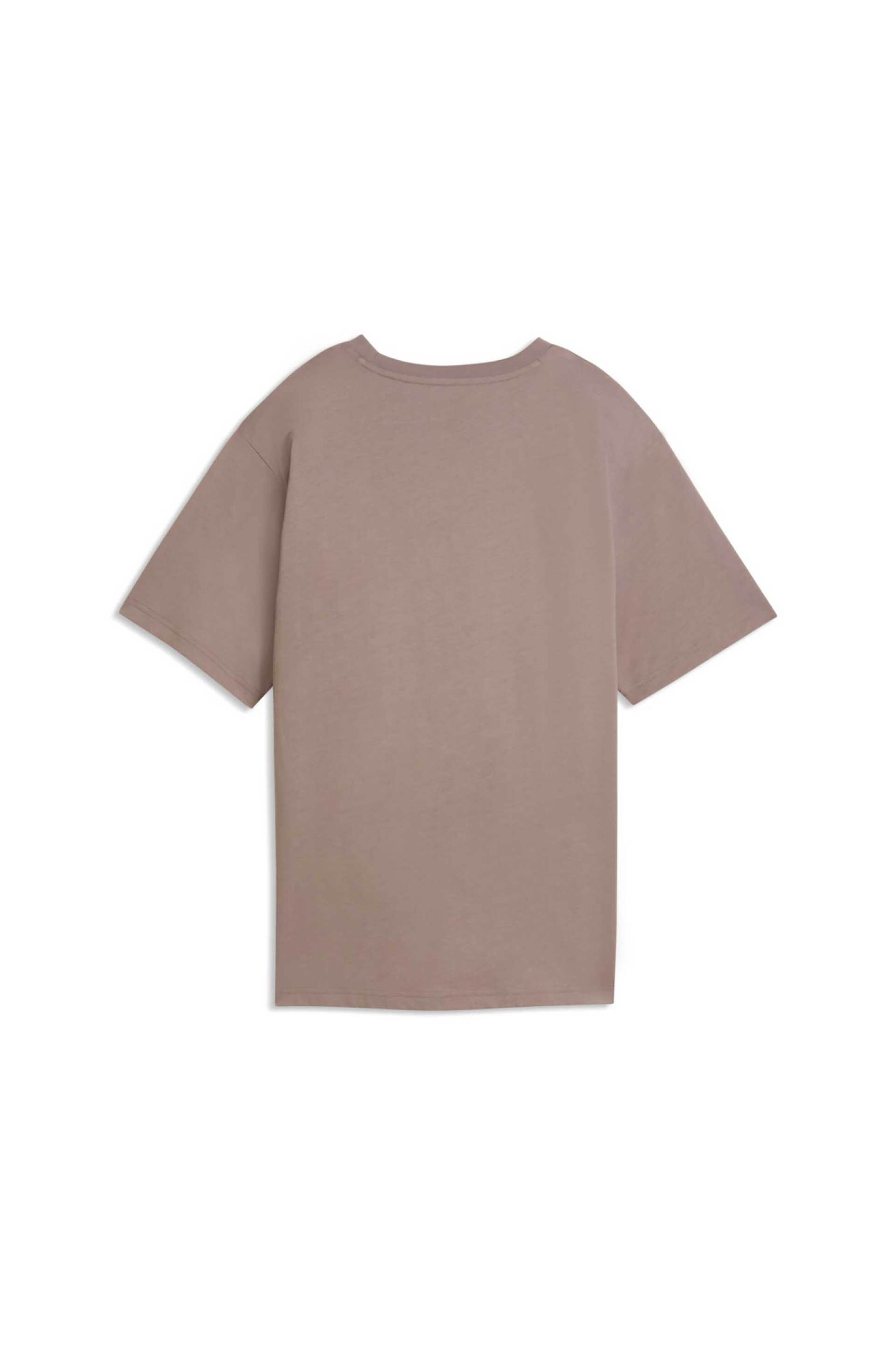 Puma Γυναικείο T-Shirt με Λογότυπο Relaxed Fit Essentials - 684971 Μπεζ