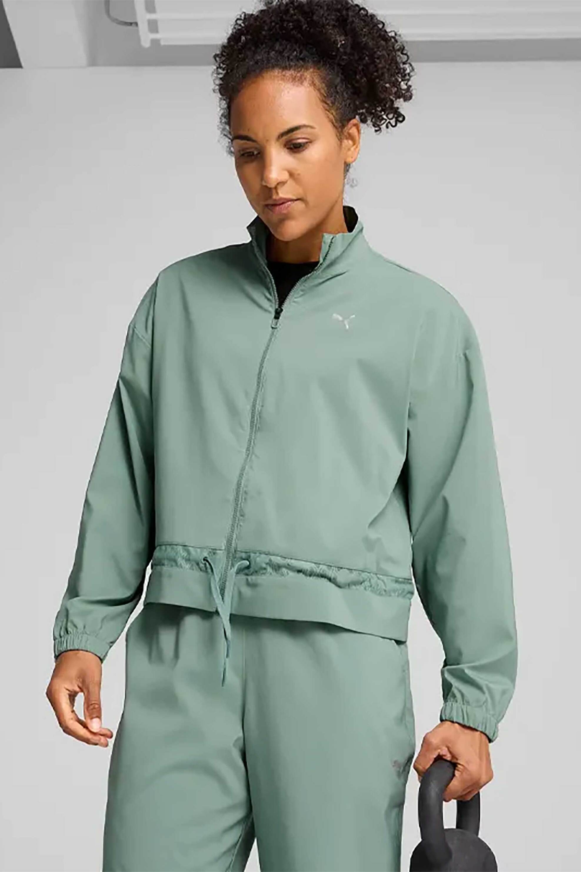 PUMA Puma γυναικεία αθλητική ζακέτα Relaxed Fit "Lace Woman Drycell" - 526863 Βεραμάν