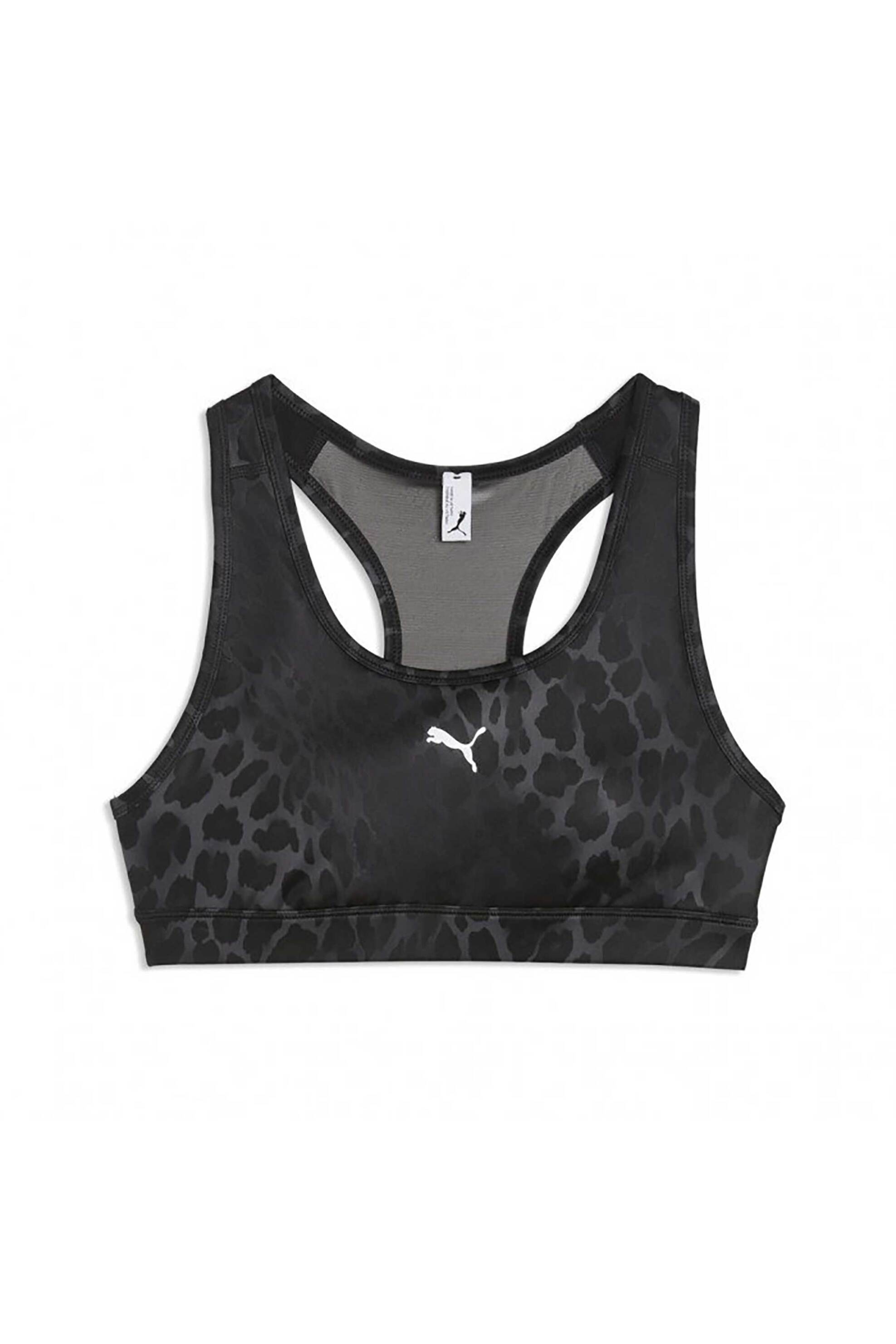 Puma Γυναικείο Μπουστάκι με Animal Print 4Keeps - 528511 Μαύρο