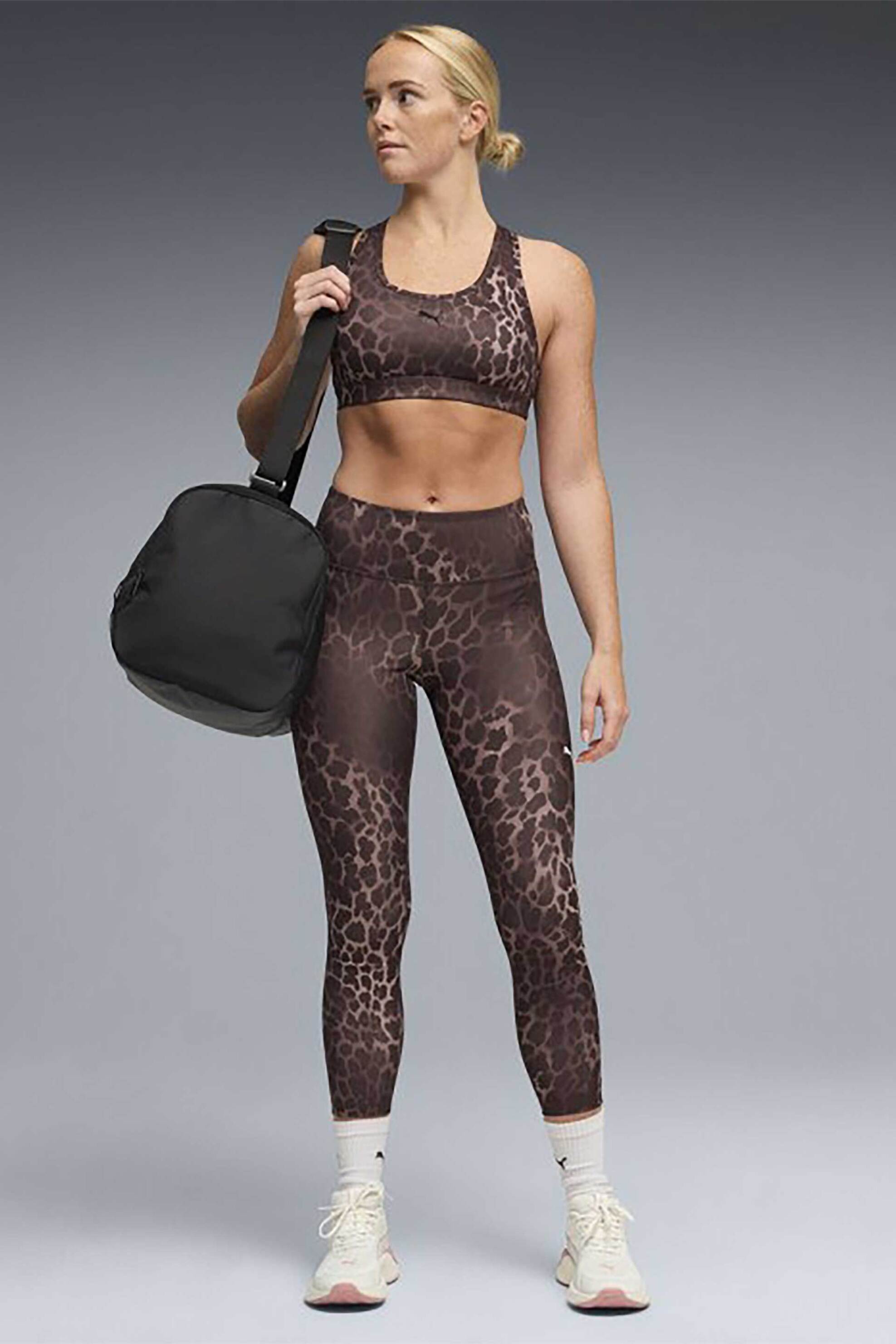 Puma γυναικείο μπουστάκι με animal print 