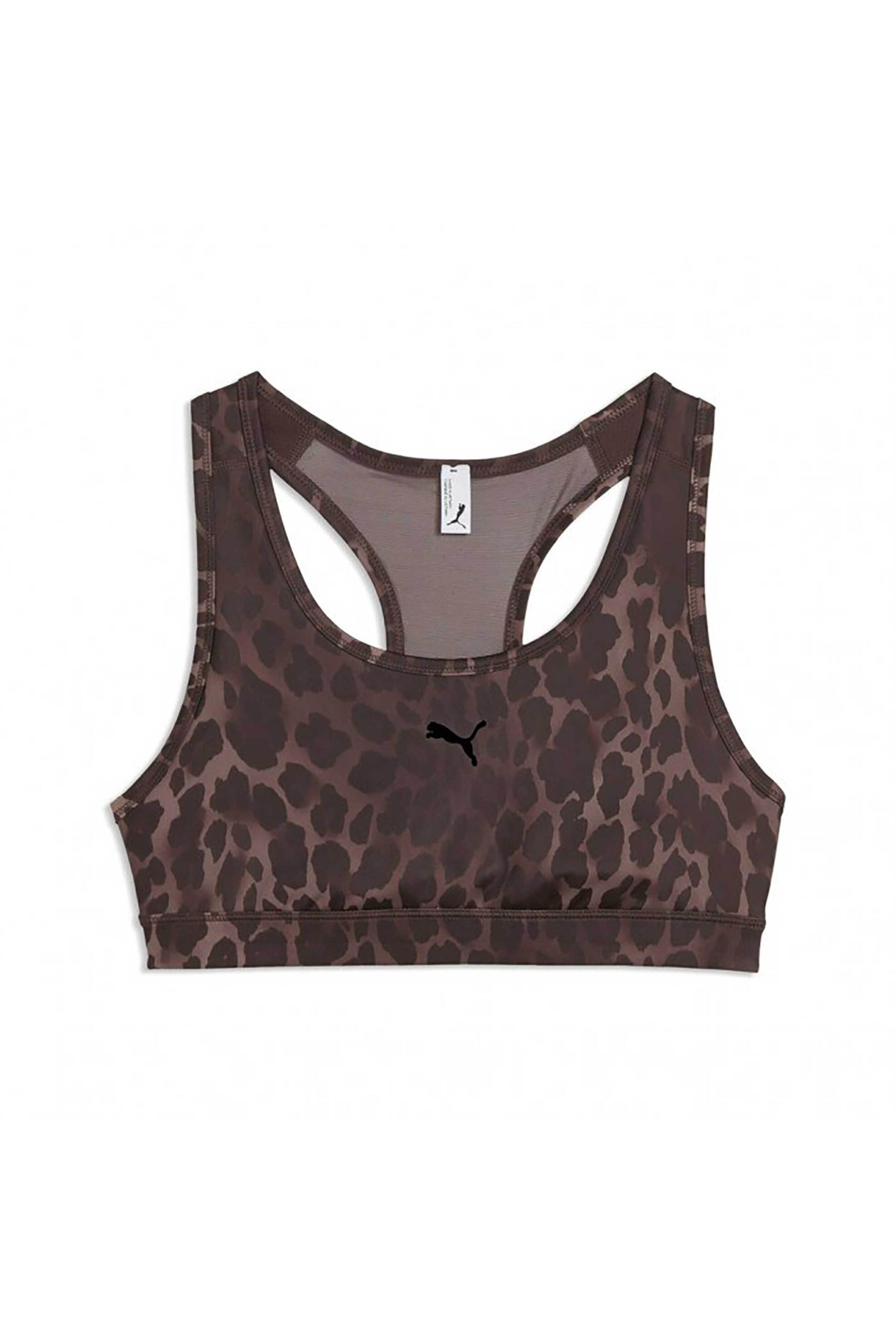 Puma Γυναικείο Μπουστάκι με Animal Print 4Keeps - 528511 Καφέ