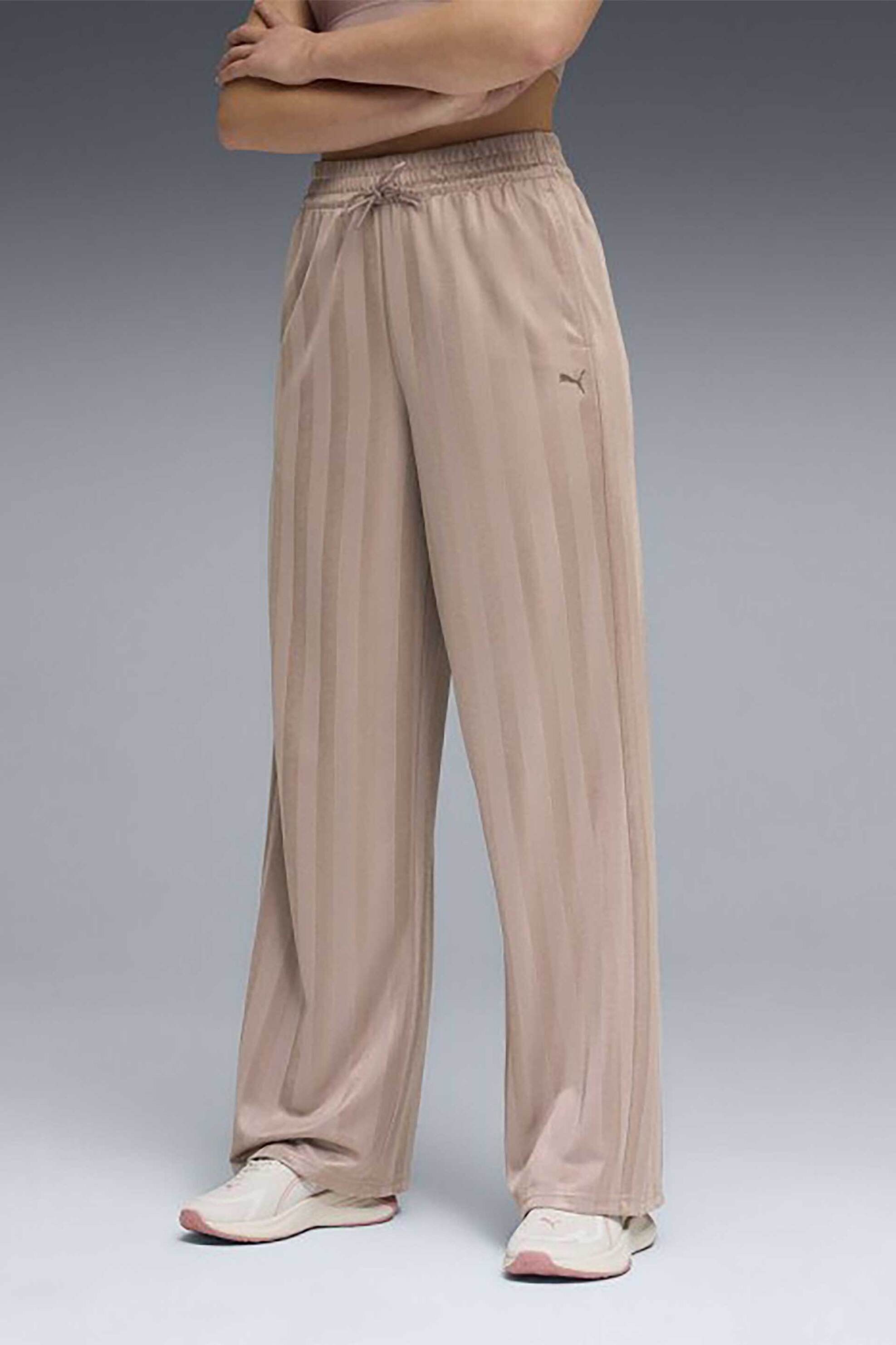 PUMA Puma γυναικείο παντελόνι φόρμας "League Wide Leg" - 528488 Σάπιο Μήλο - 2