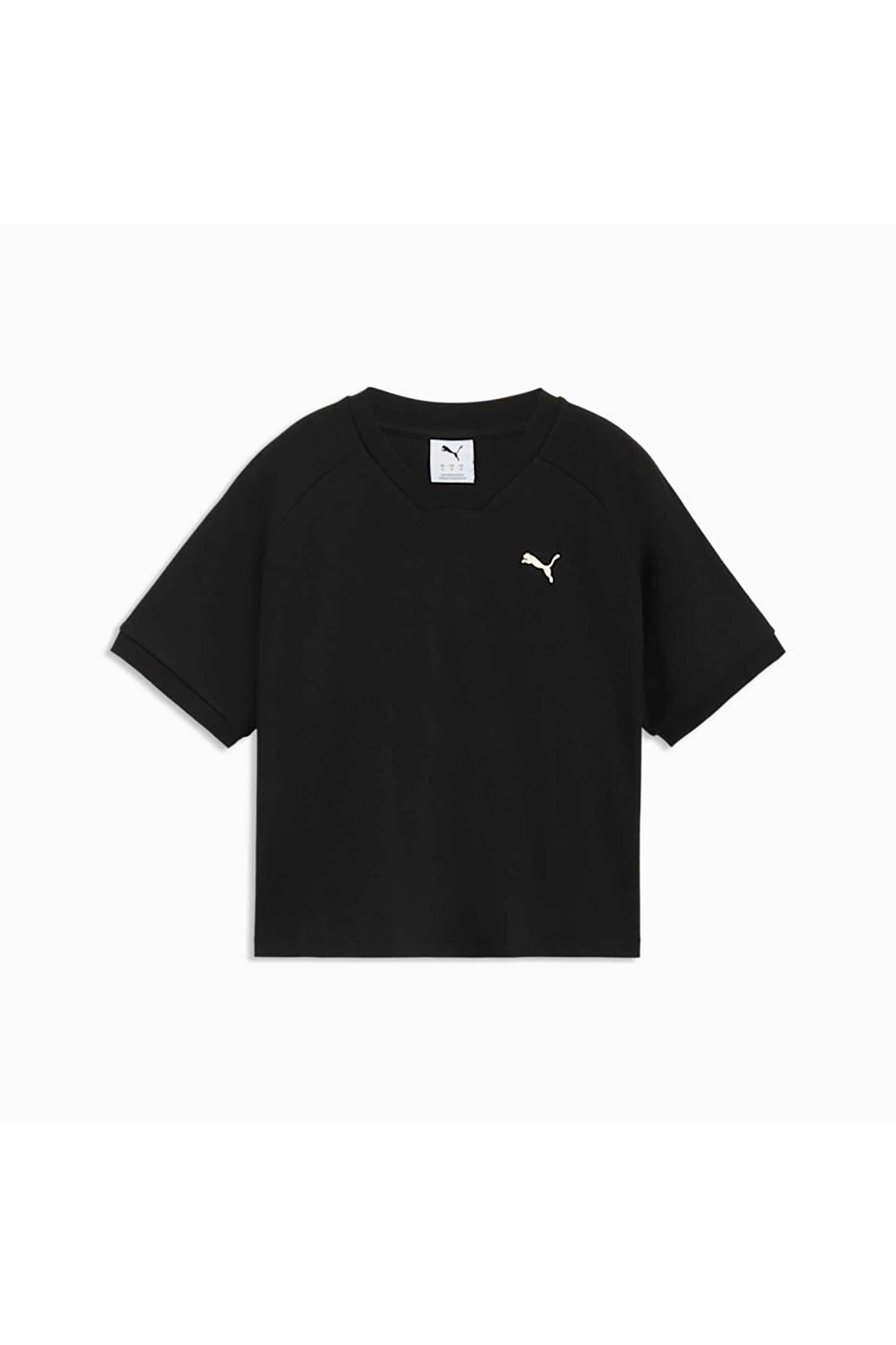 Puma Γυναικείο T-Shirt με Λογότυπο Relaxed Fit Class - 691872 Μαύρο