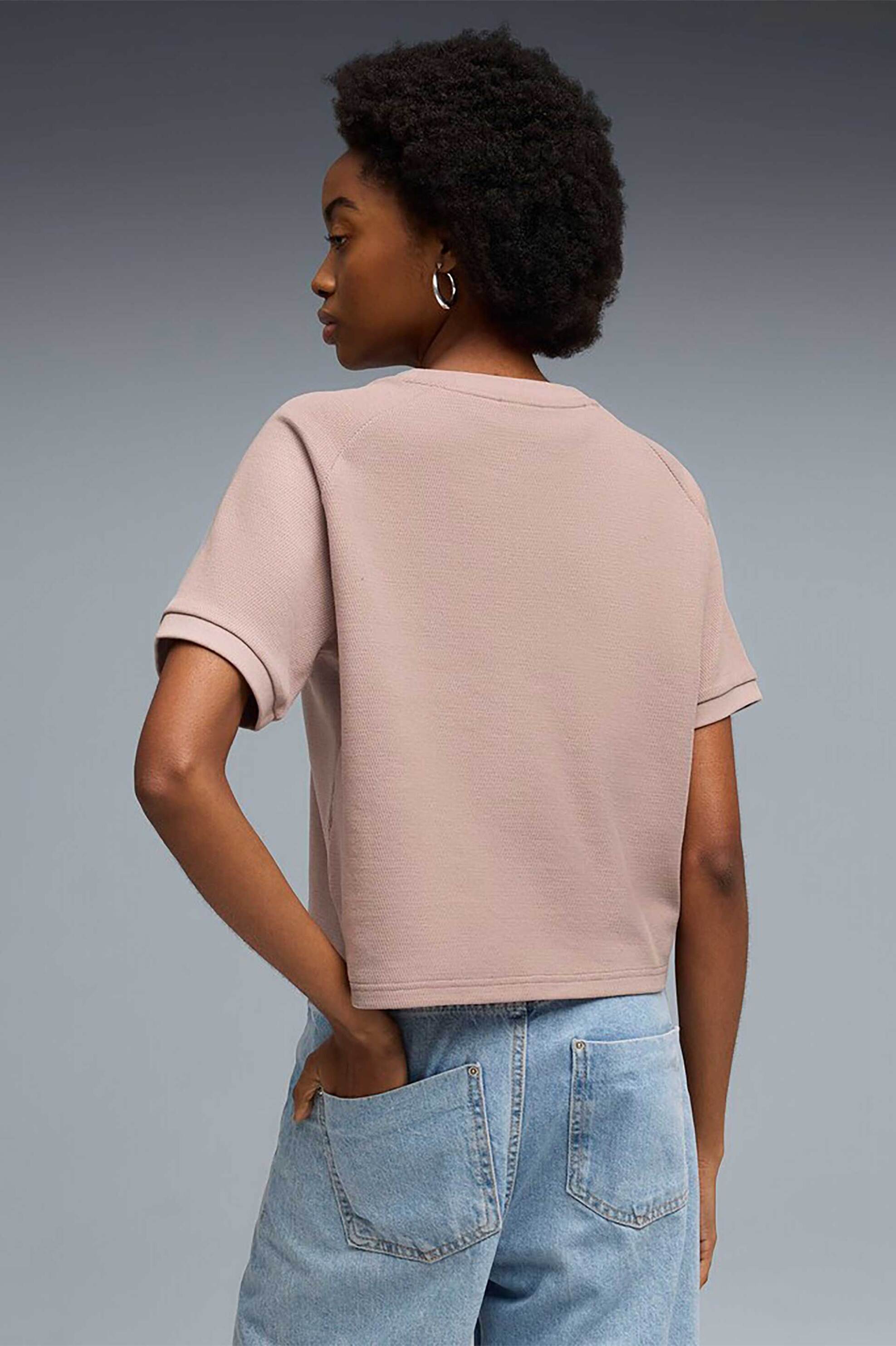 PUMA Puma γυναικείο T-shirt με λογότυπο Relaxed Fit "Puma Class" - 691872 Σάπιο Μήλο - 3