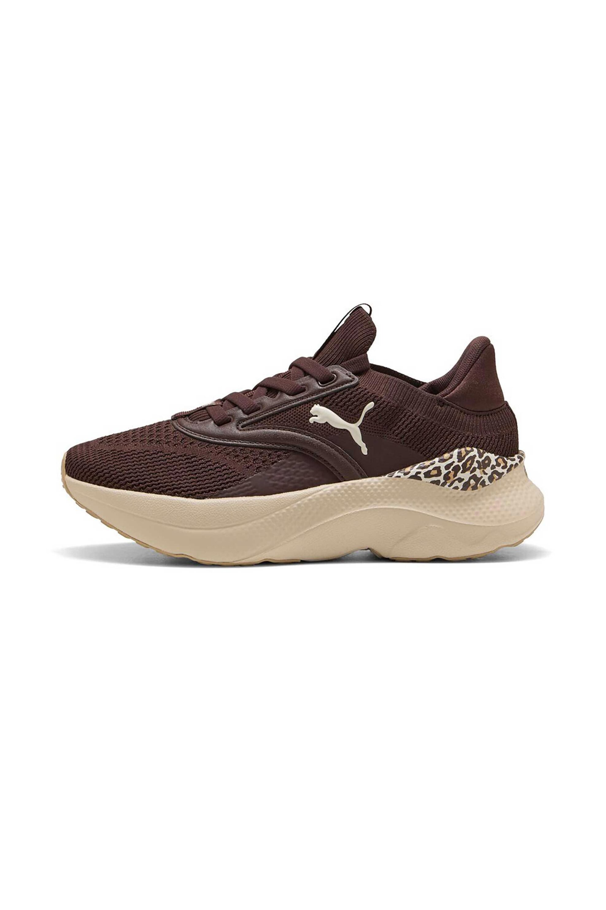 Puma γυναικεία αθλητικά παπούτσια running "Softride Mayve Animal" - 313610 Καφέ