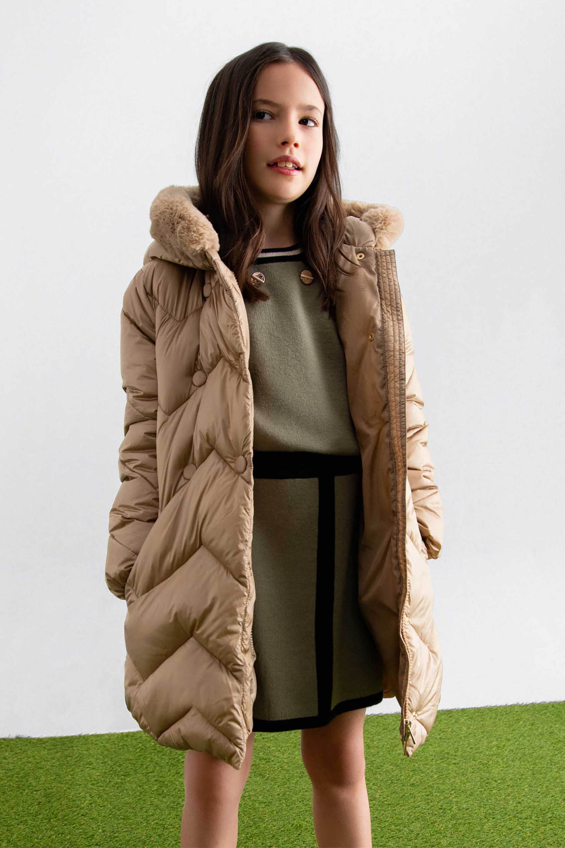 ABEL & LULA Abel & Lula παιδικό μπουφάν καπιτονέ - 5847-W26 Μπεζ