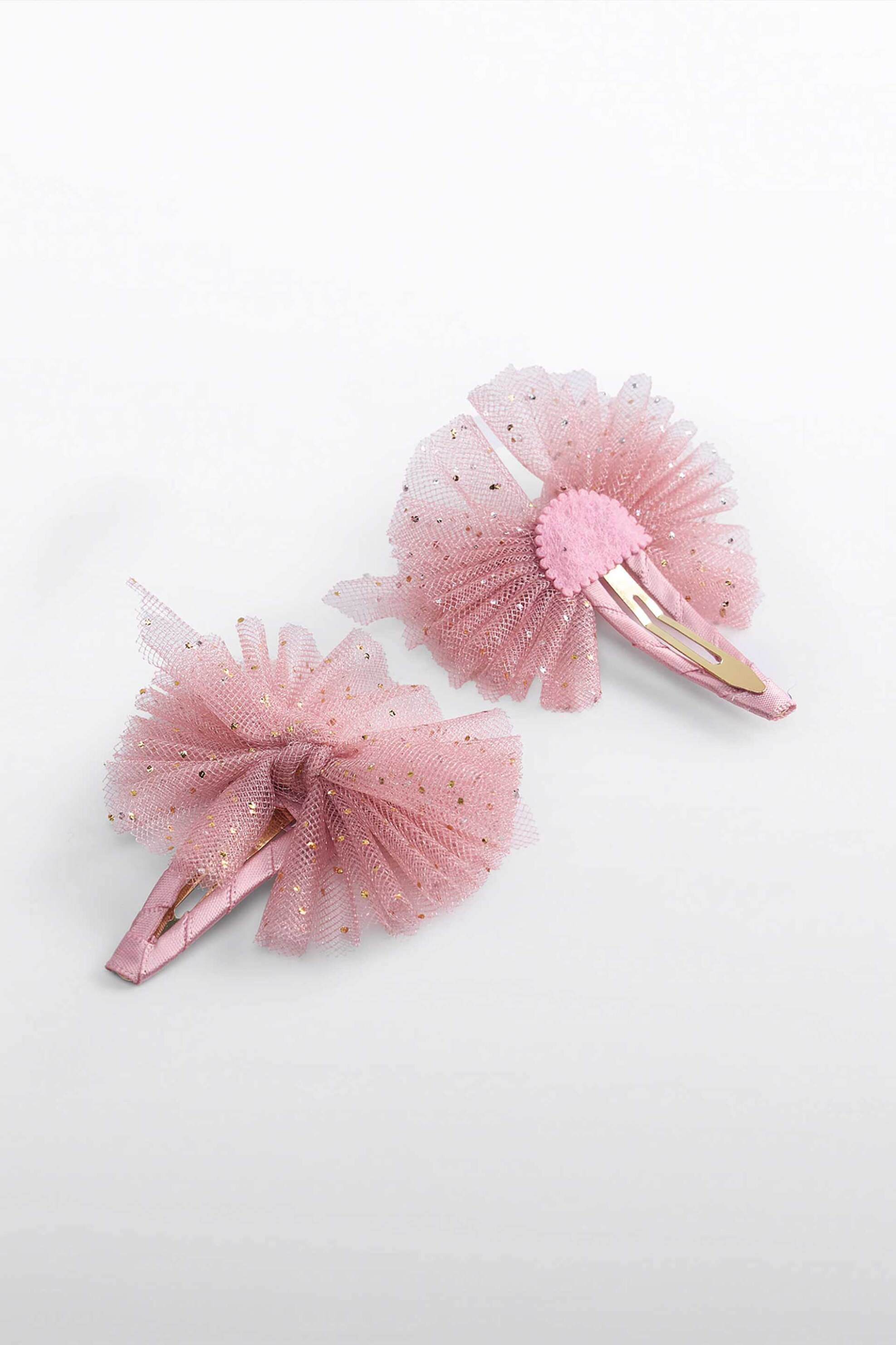 Abel & Lula σετ παιδικά τσιμπιδάκια από τούλι (2 τεμάχια) - 5968-W26 Ροζ φωτογραφία