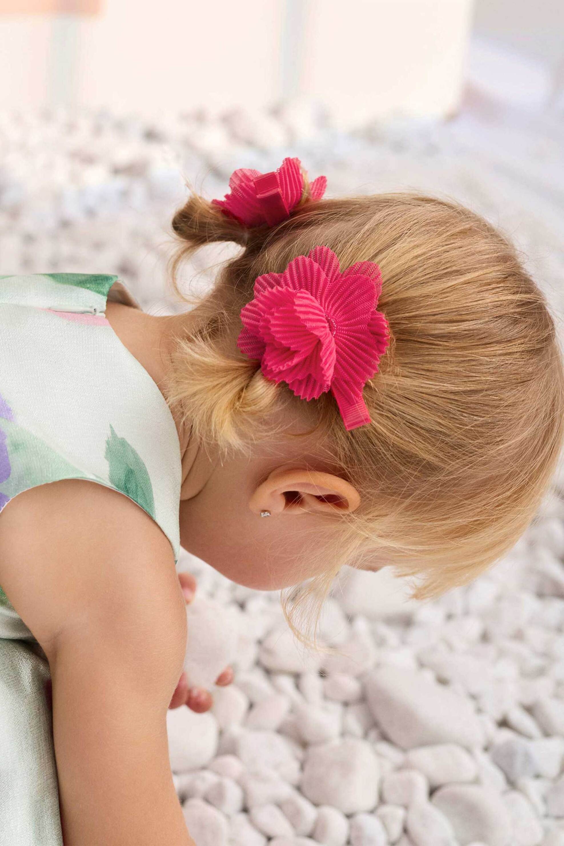 Abel & Lula σετ παιδικά τσιμπιδάκια με τούλι - 5467-S26 Λευκό