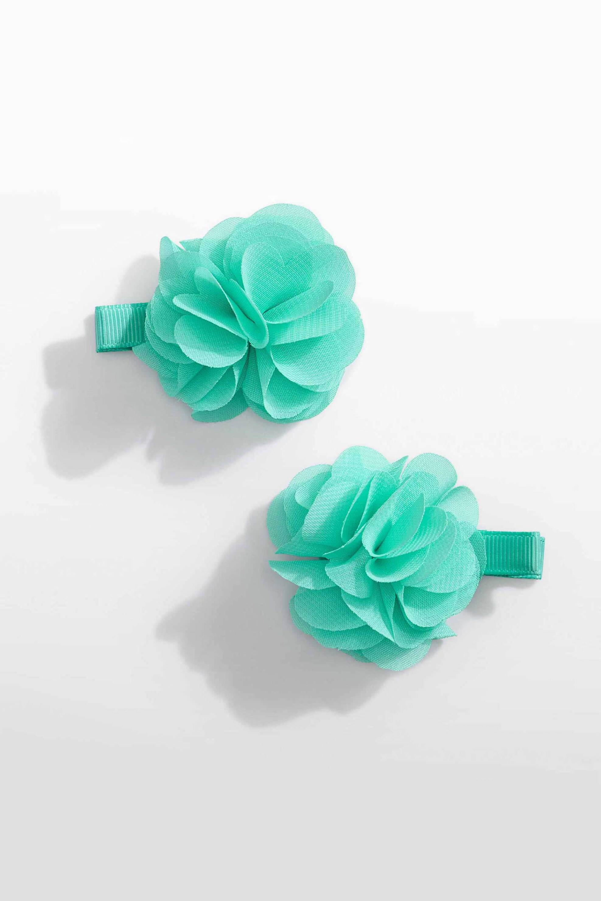 Abel & Lula σετ παιδικά τσιμπιδάκια σε σχήμα λουλούδι - 5470-S26 Γαλάζιο φωτογραφία