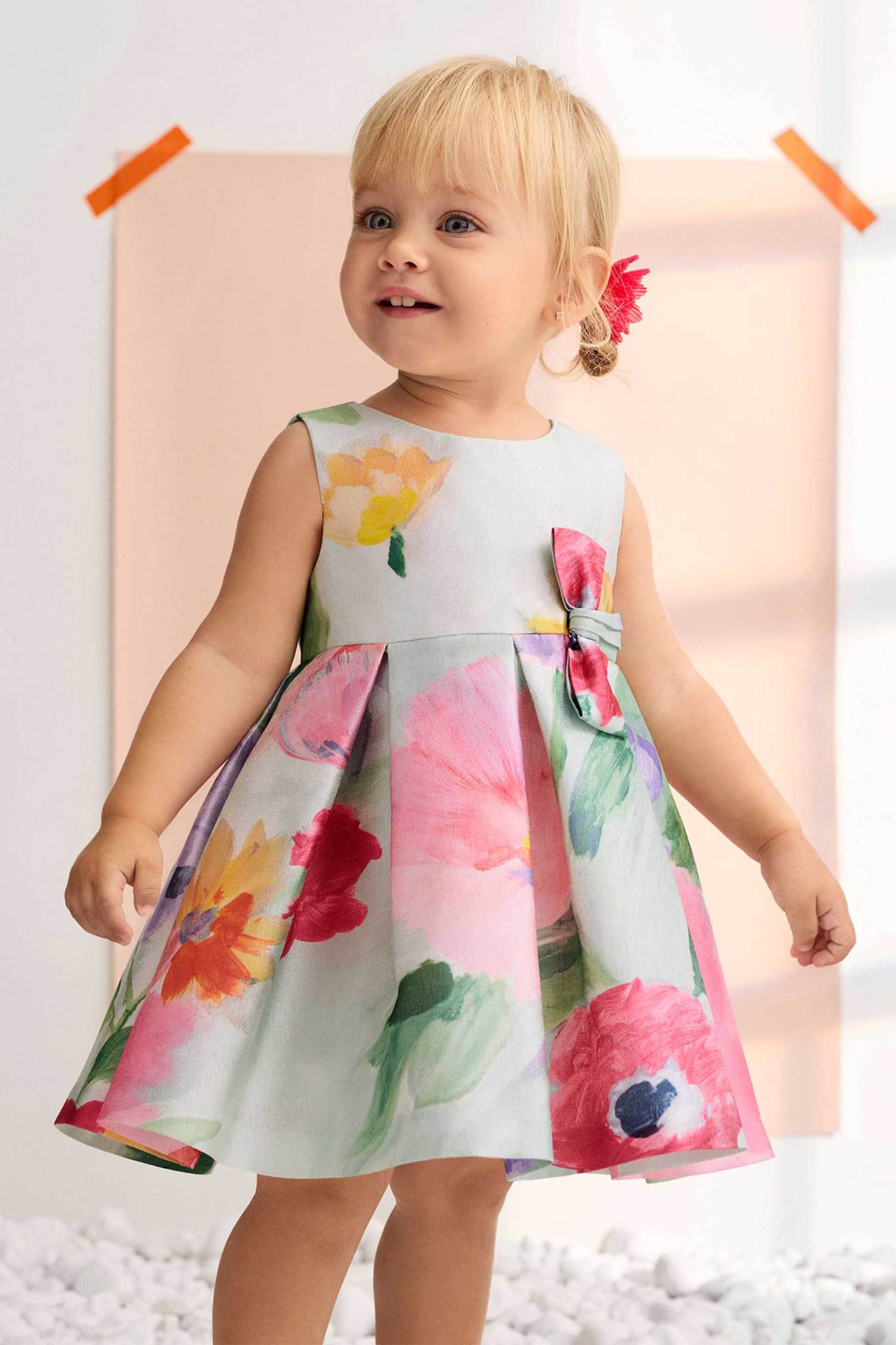 ABEL & LULA Abel & Lula βρεφικό φόρεμα με floral print - 5017-S26 Ροζ