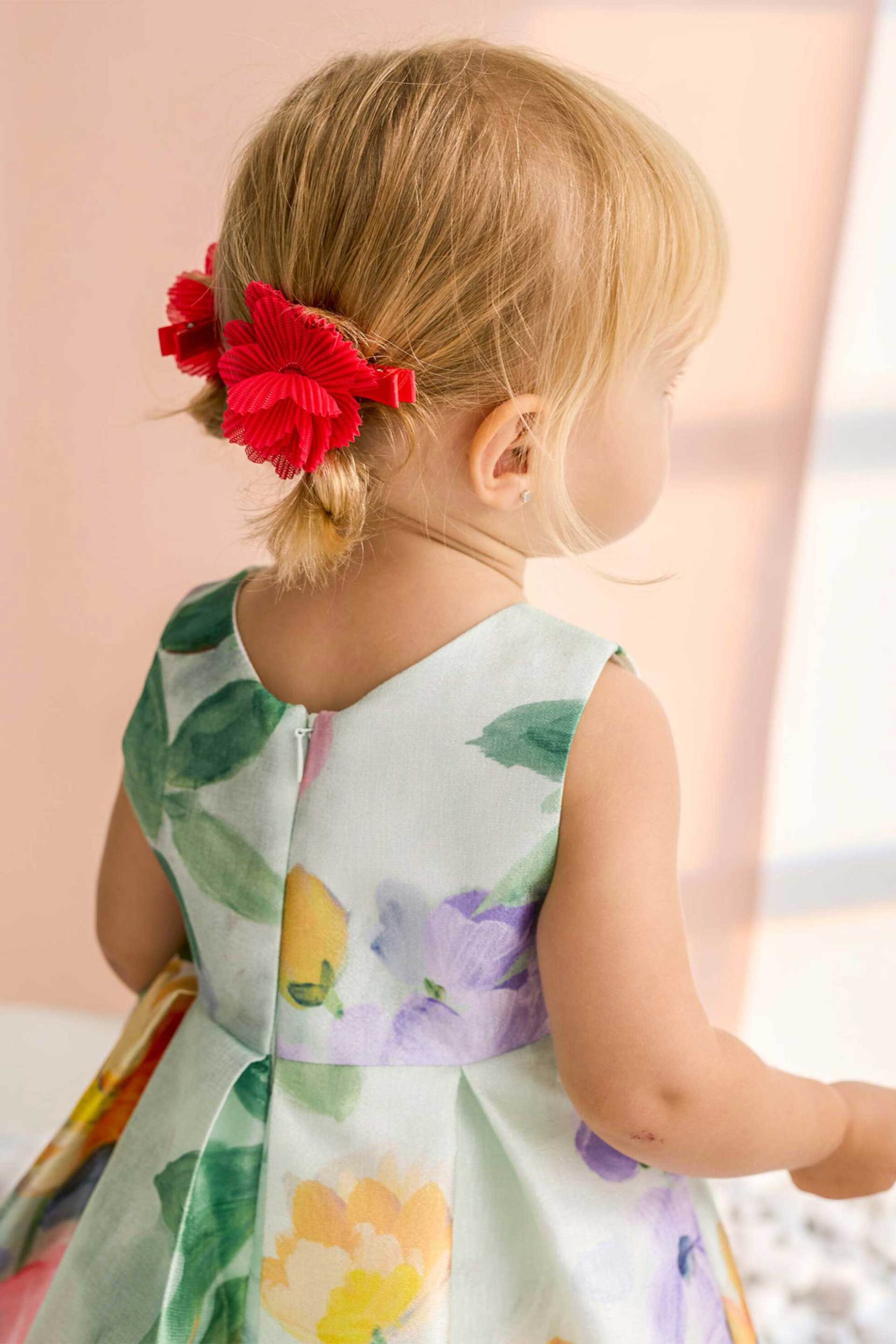 Abel & Lula βρεφικό φόρεμα με floral print - 5017-S26 Ροζ φωτογραφία