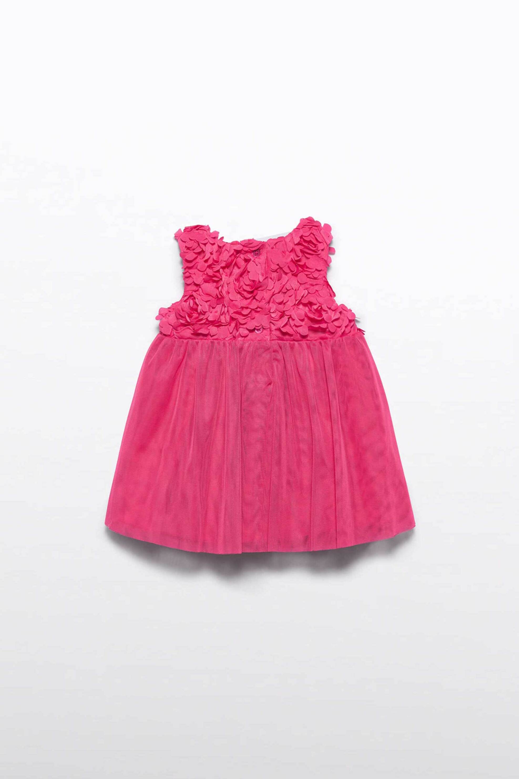 Abel & Lula βρεφικό φόρεμα με λουλούδια - 5021-S26 Φούξια φωτογραφία