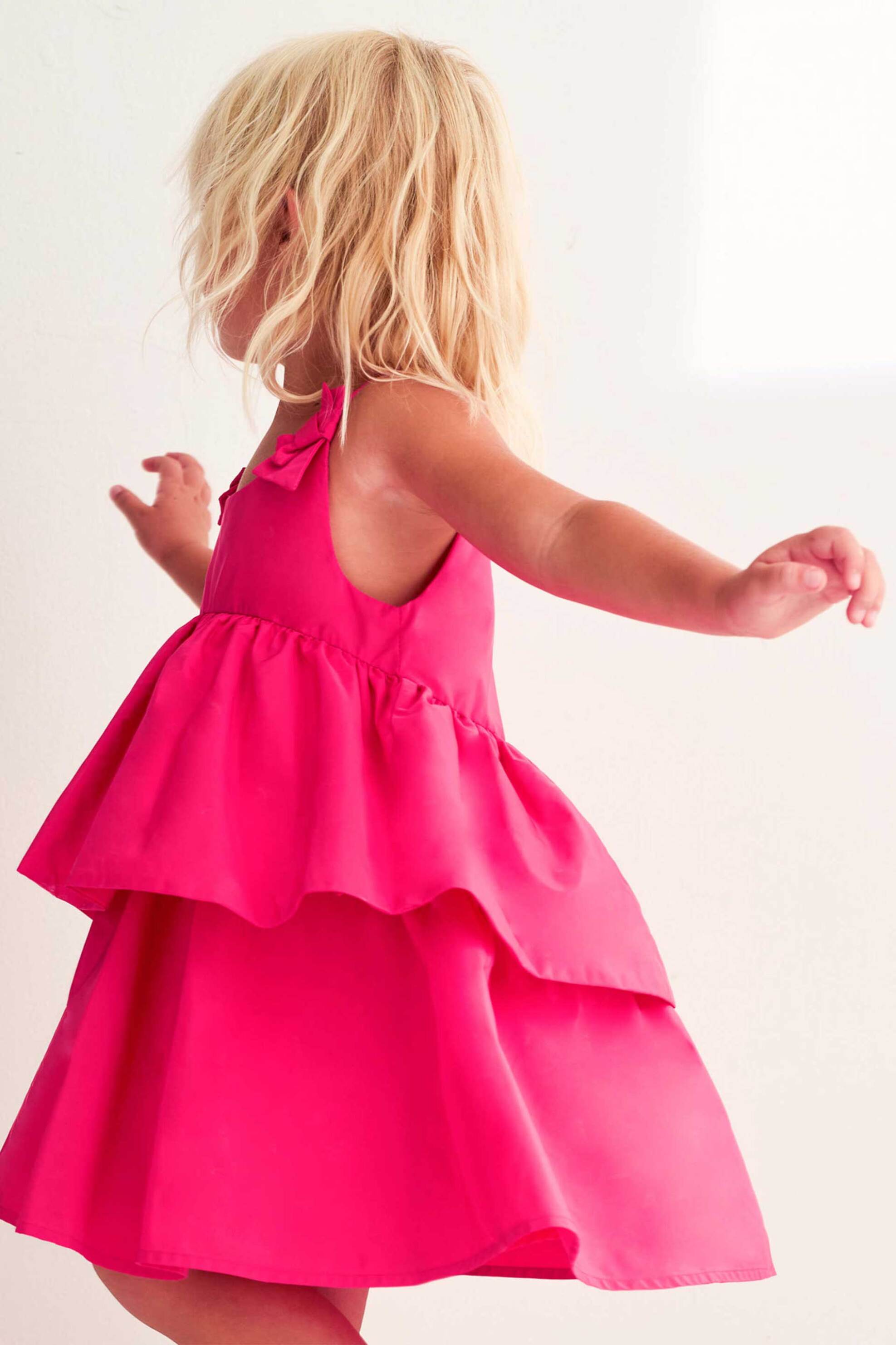 Abel & Lula παιδικό φόρεμα με βολάν - 5041-S26 Φούξια φωτογραφία