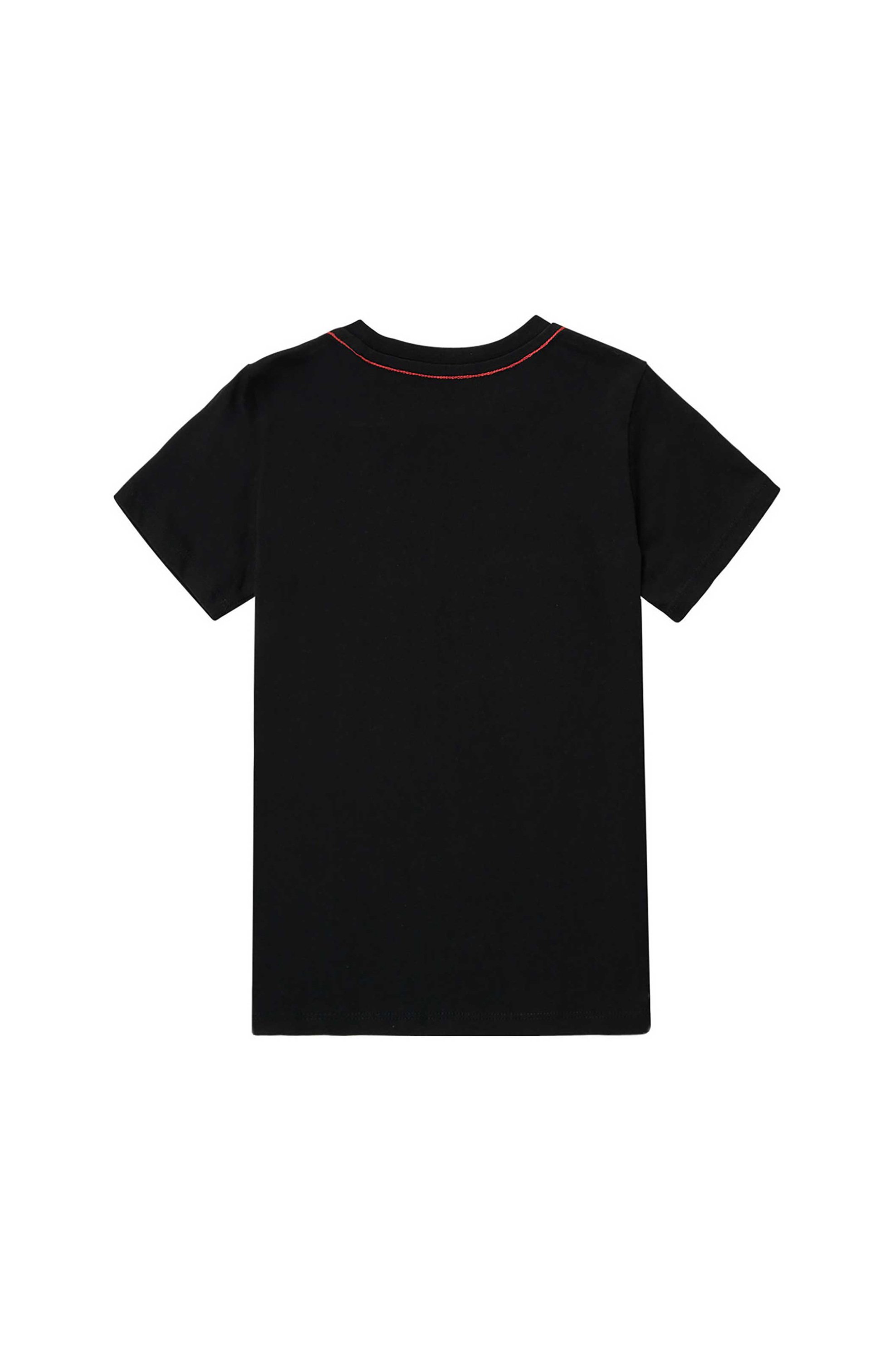 Guess Παιδικό T-Shirt με Triangle Logo Print (8-16 Ετών) - L73I55K8Hm0 Μαύρο
