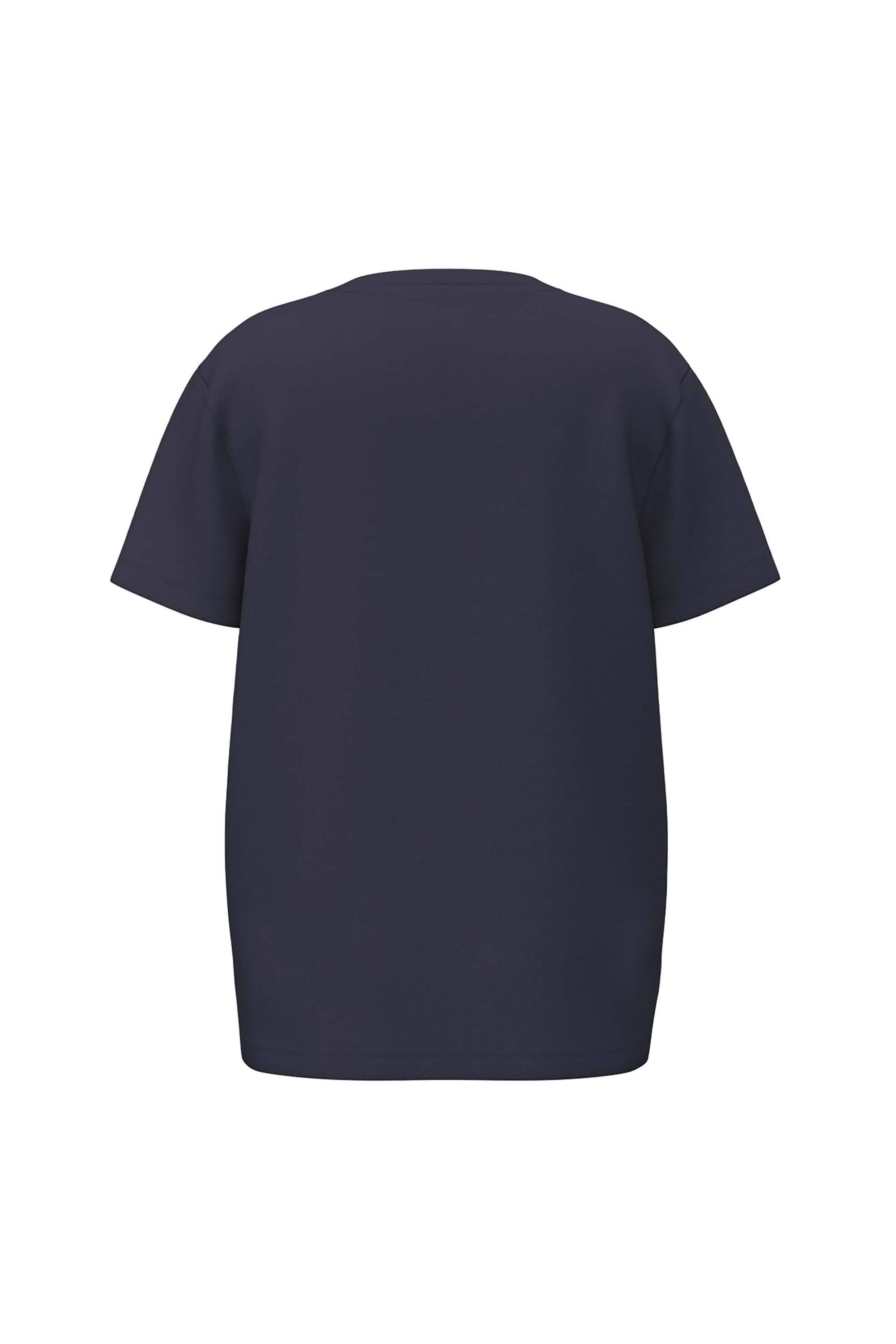Guess Παιδικό T-Shirt με Triangle Logo Print (8-16 Ετών) - L73I55K8Hm0 Μπλε Σκούρο