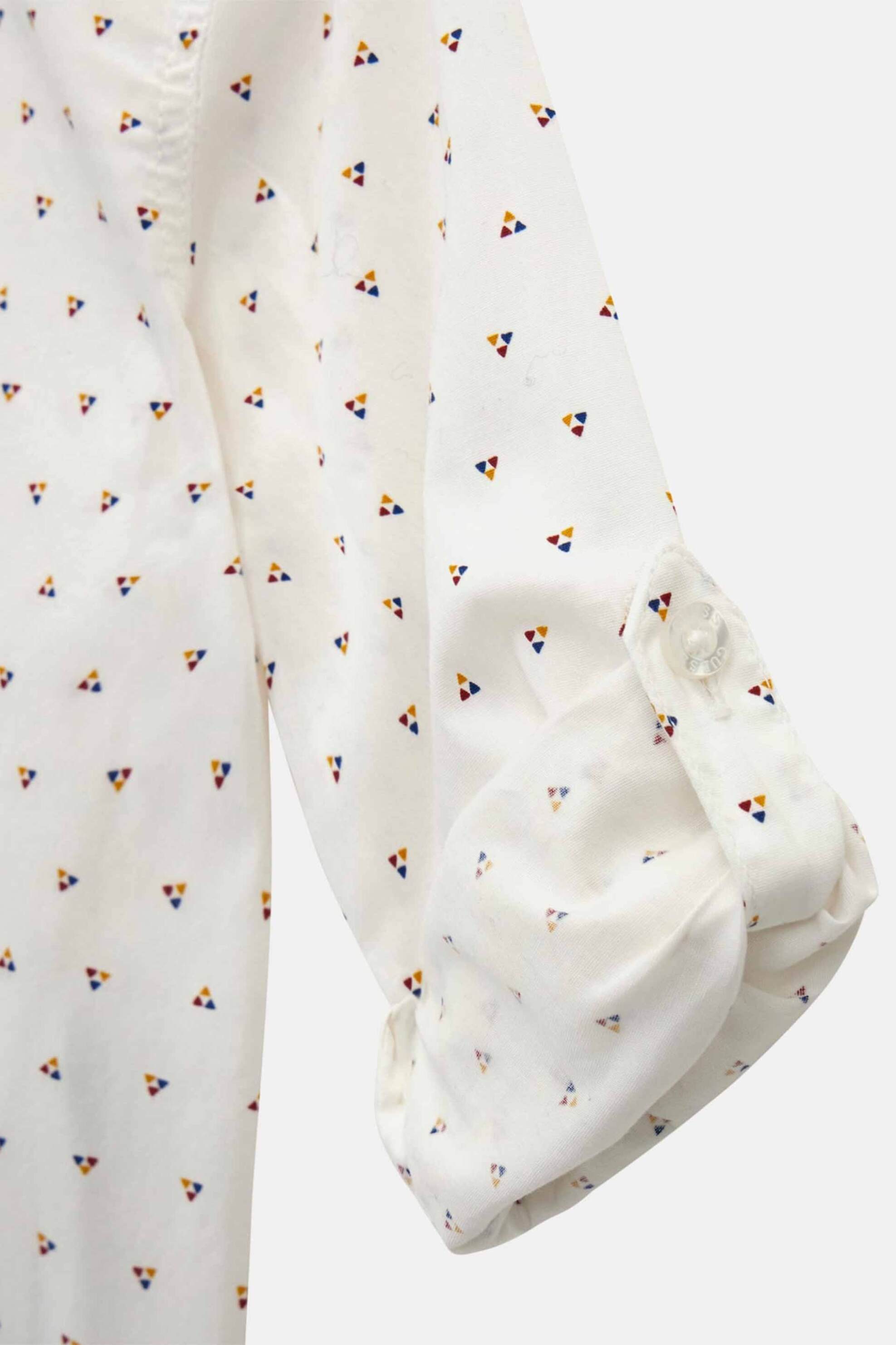 Guess Παιδικό Πουκάμισο με All-Over Print - N4Rh05We5W0 Λευκό