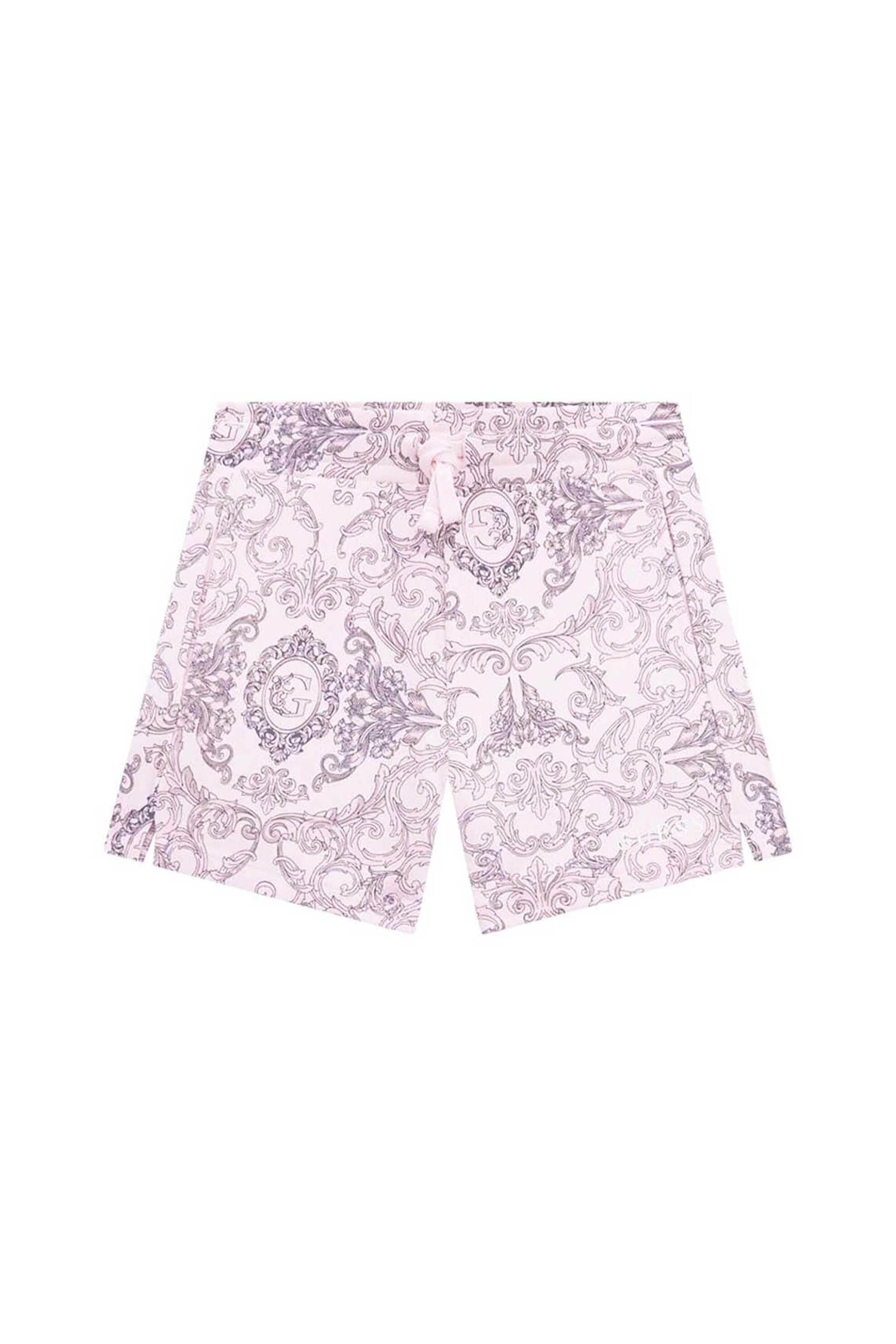 GUESS Guess παιδικό σορτς με all-over print "Active" - J5RD15KA6R4 Ροζ