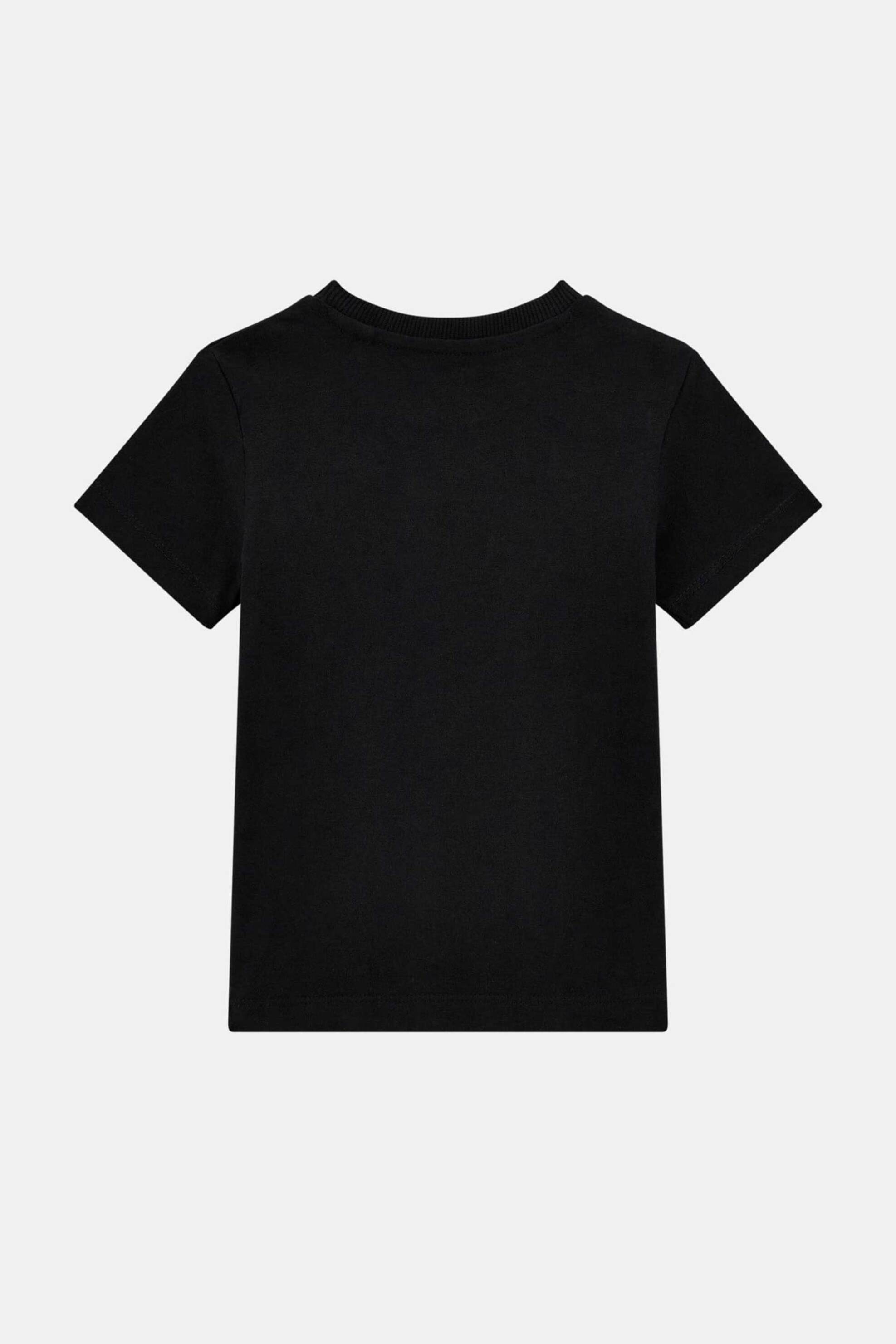 Guess παιδικό T-shirt με κεντημένο λογότυπο Regular Fit - N4YI37K8HM4 Μαύρο φωτογραφία