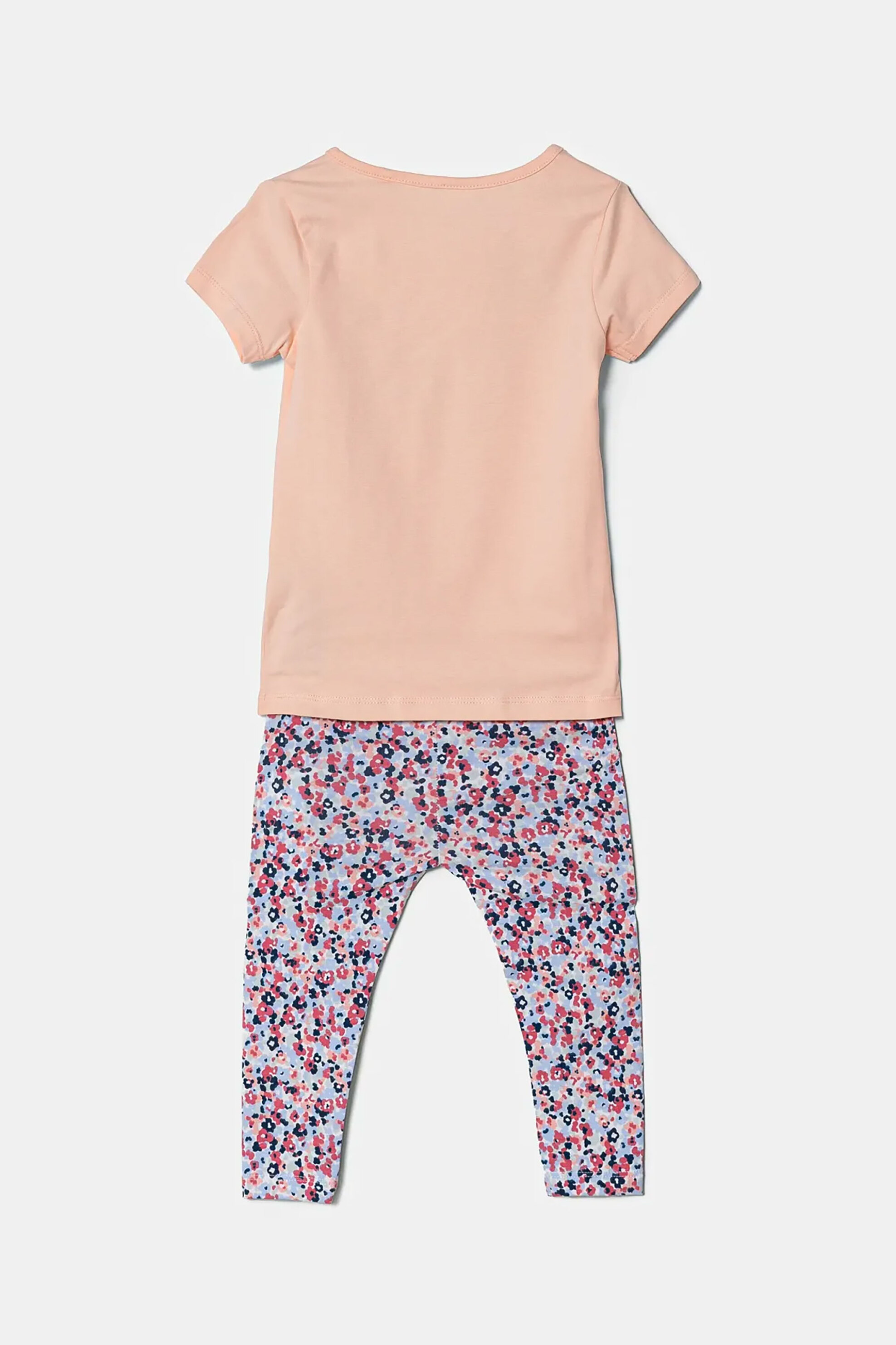 Guess Βρεφικό Σετ με T-Shirt Και Κολάν Λογότυπο - A5Rg06K6Yw4 Σομόν