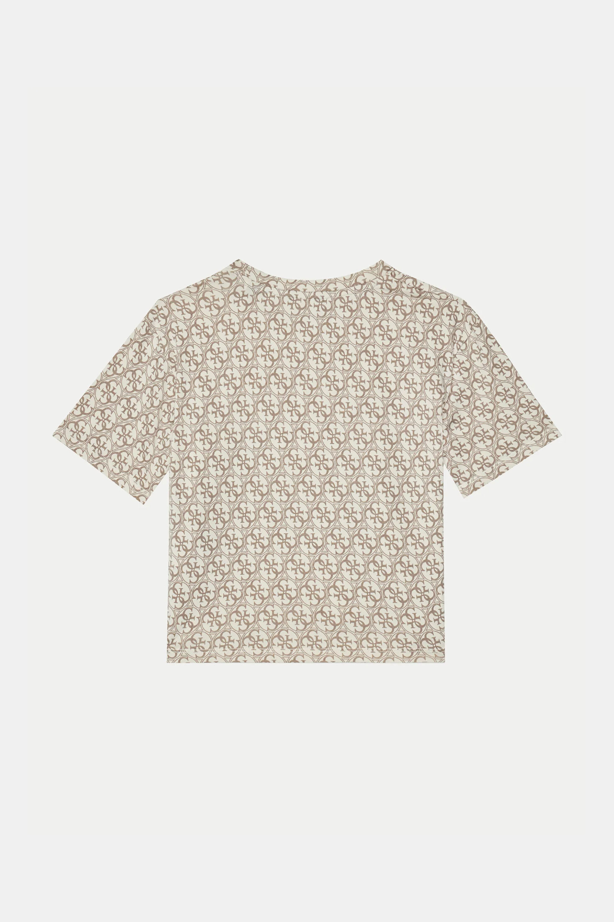 Guess παιδικό T-shirt με all-over logo print Regular Fit - J5RI04K6YW4 Μπεζ φωτογραφία