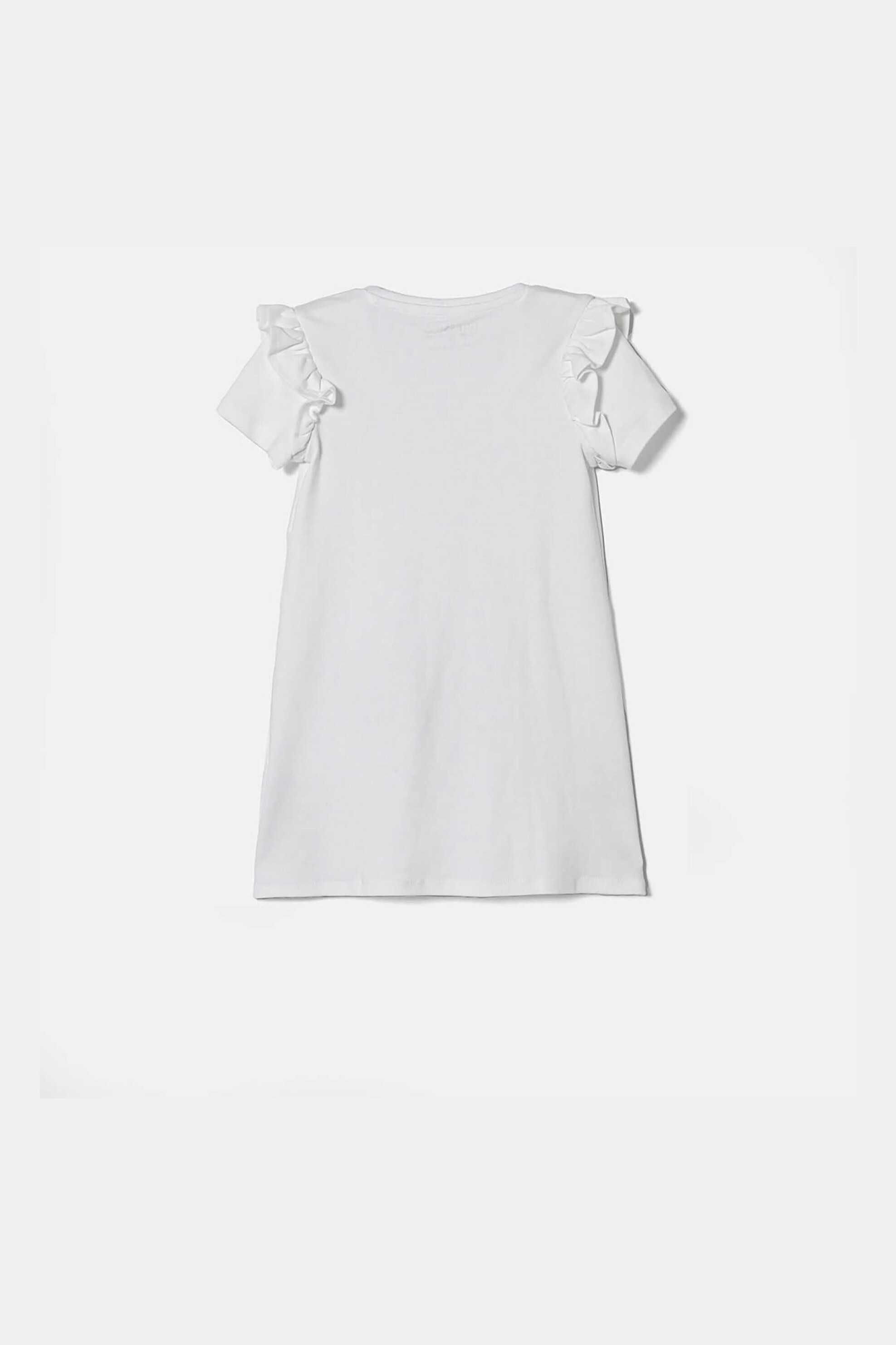 Guess παιδικό φόρεμα με print και λογότυπο - K5RK00KA6W4 Λευκό φωτογραφία