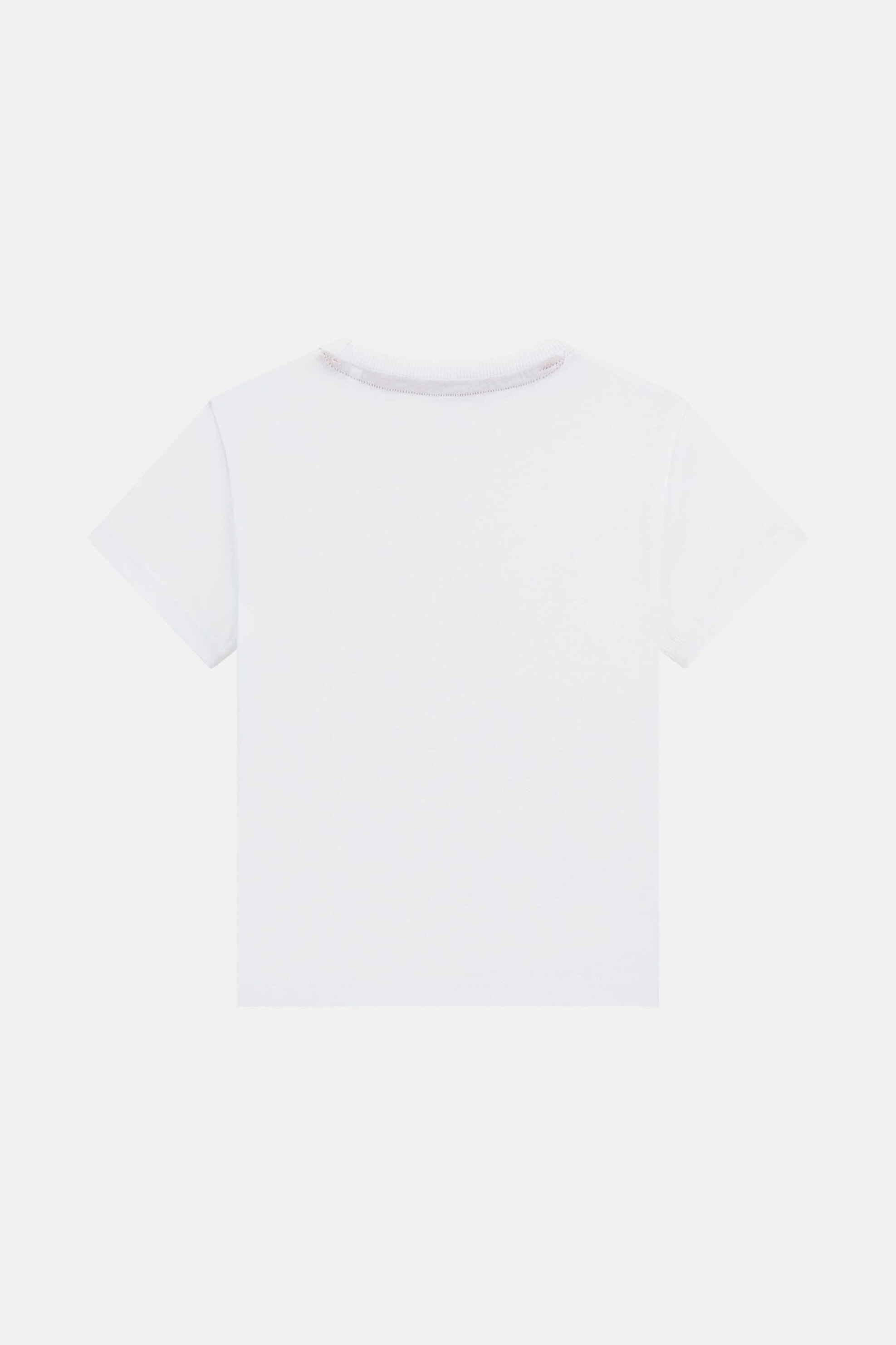 Guess παιδικό T-shirt με graffiti print και λογότυπο Regular Fit - N5RI11K8HM4 Λευκό φωτογραφία