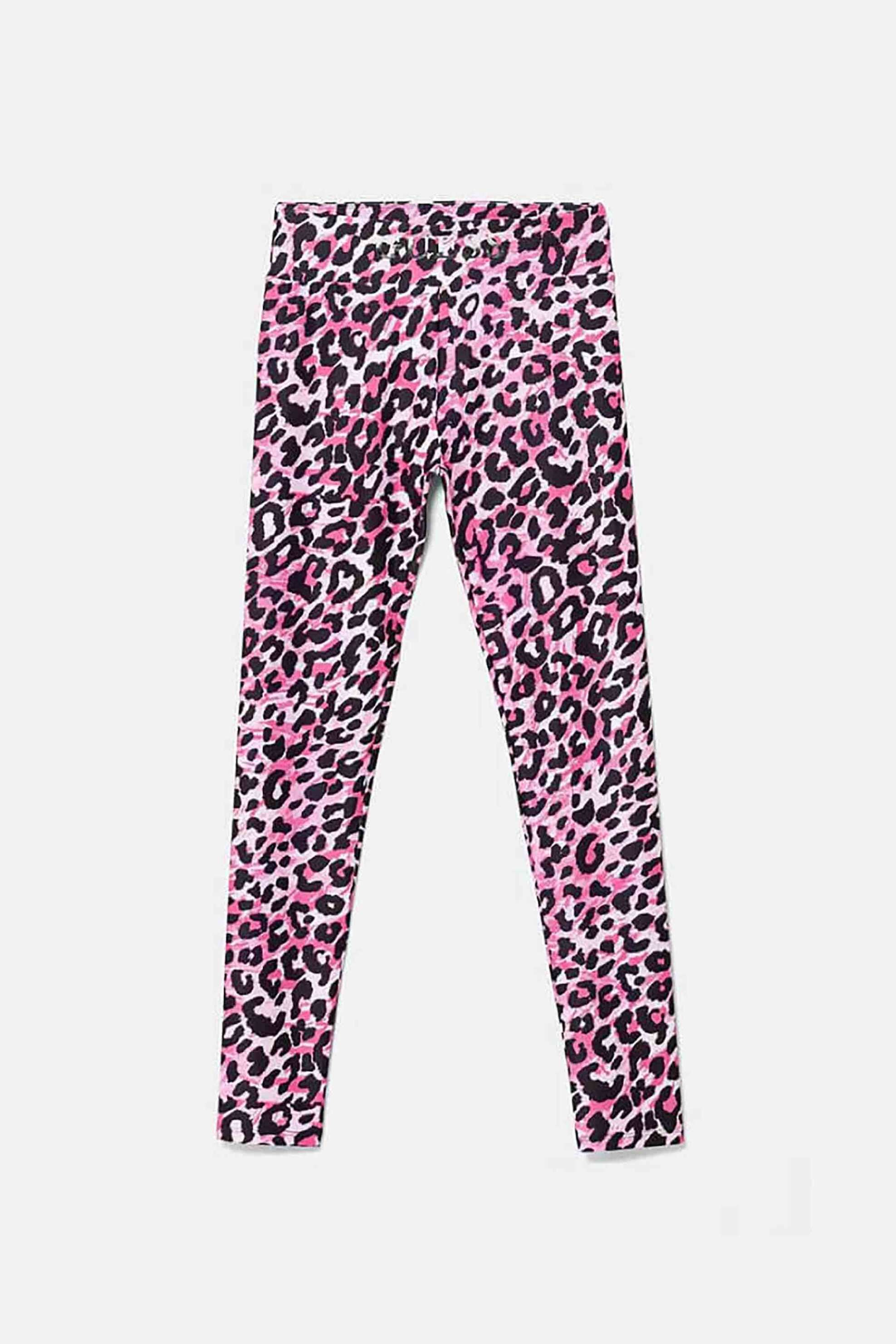 Guess παιδικό κολάν με all-over animal print Skinny Fit - J5YB00MC01P Ροζ φωτογραφία