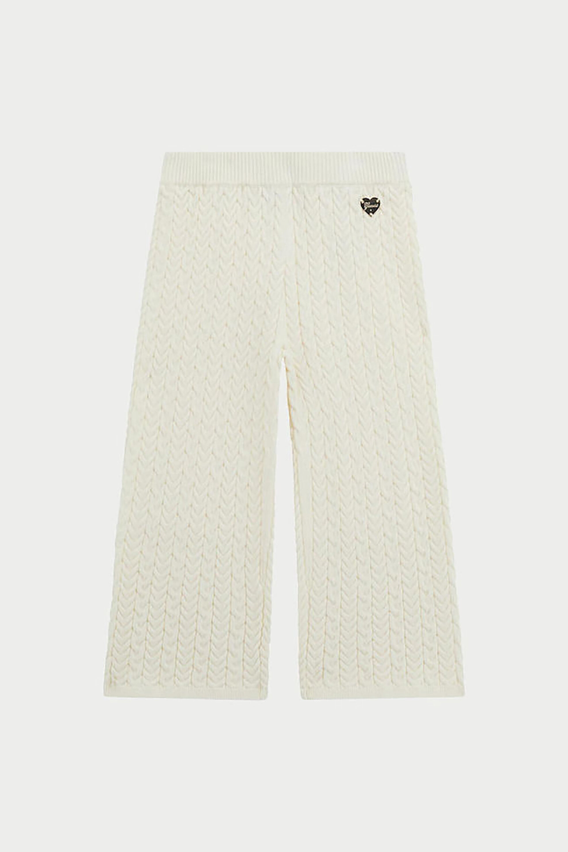 Guess παιδικό παντελόνι φόρμας με ανάγλυφο σχέδιο - K5YB02Z3OI0 Εκρού