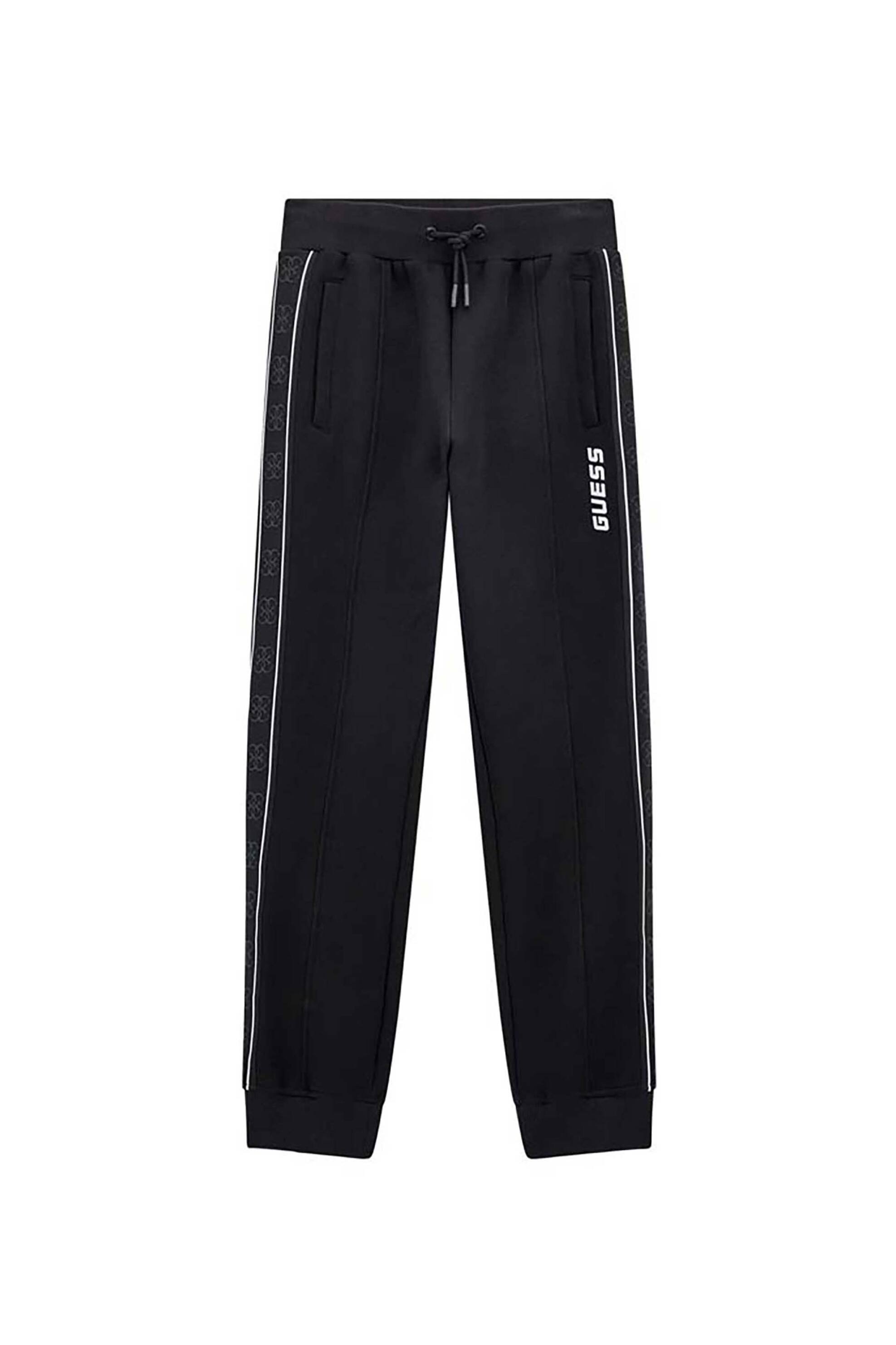 GUESS Guess παιδικό παντελόνι φόρμας με logo print - L5GQ13KB3P2 Μαύρο