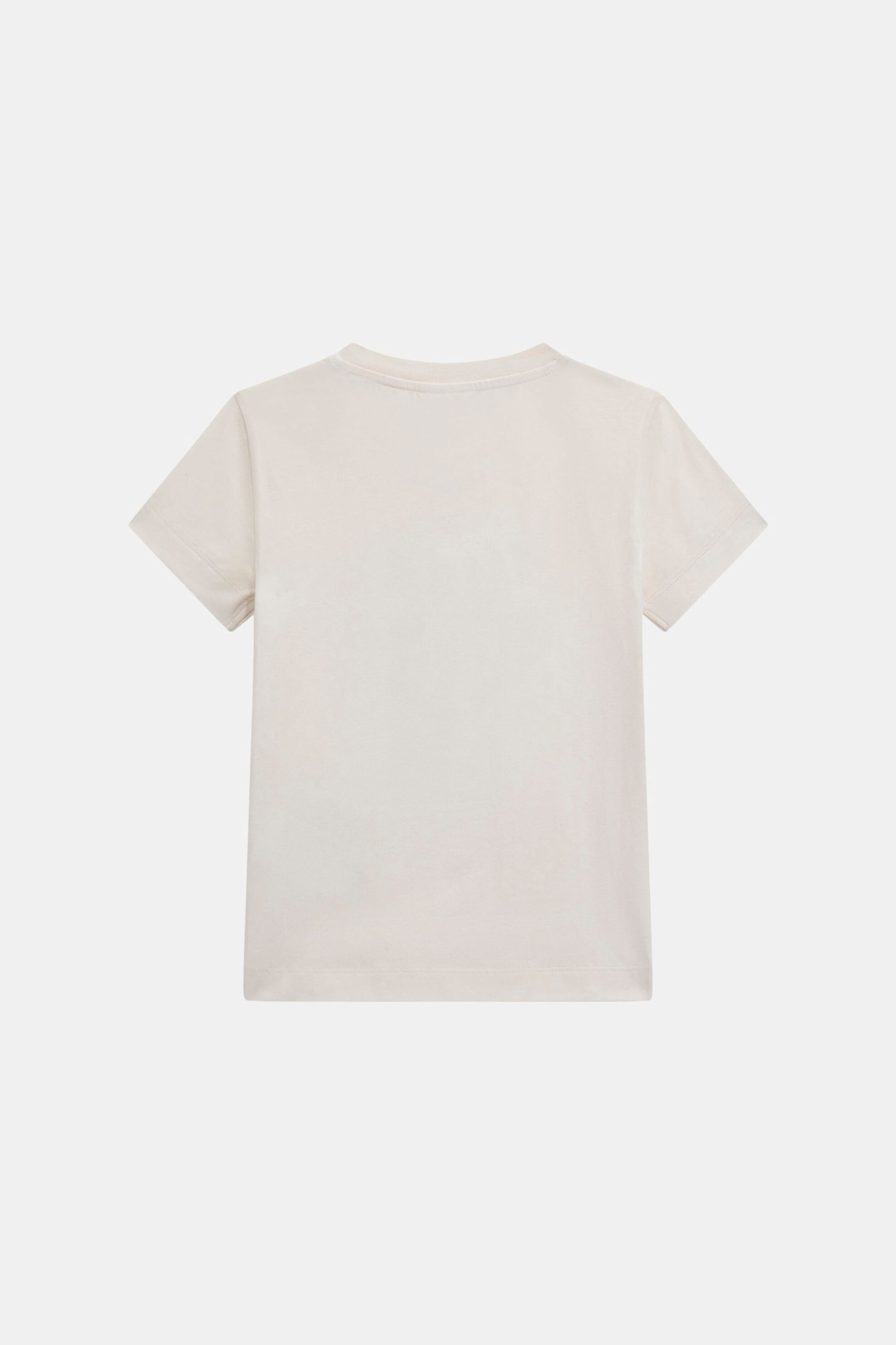 Guess Παιδικό T-Shirt με Triangle Logo Print Στρας - J5Ri46J1314 Εκρού