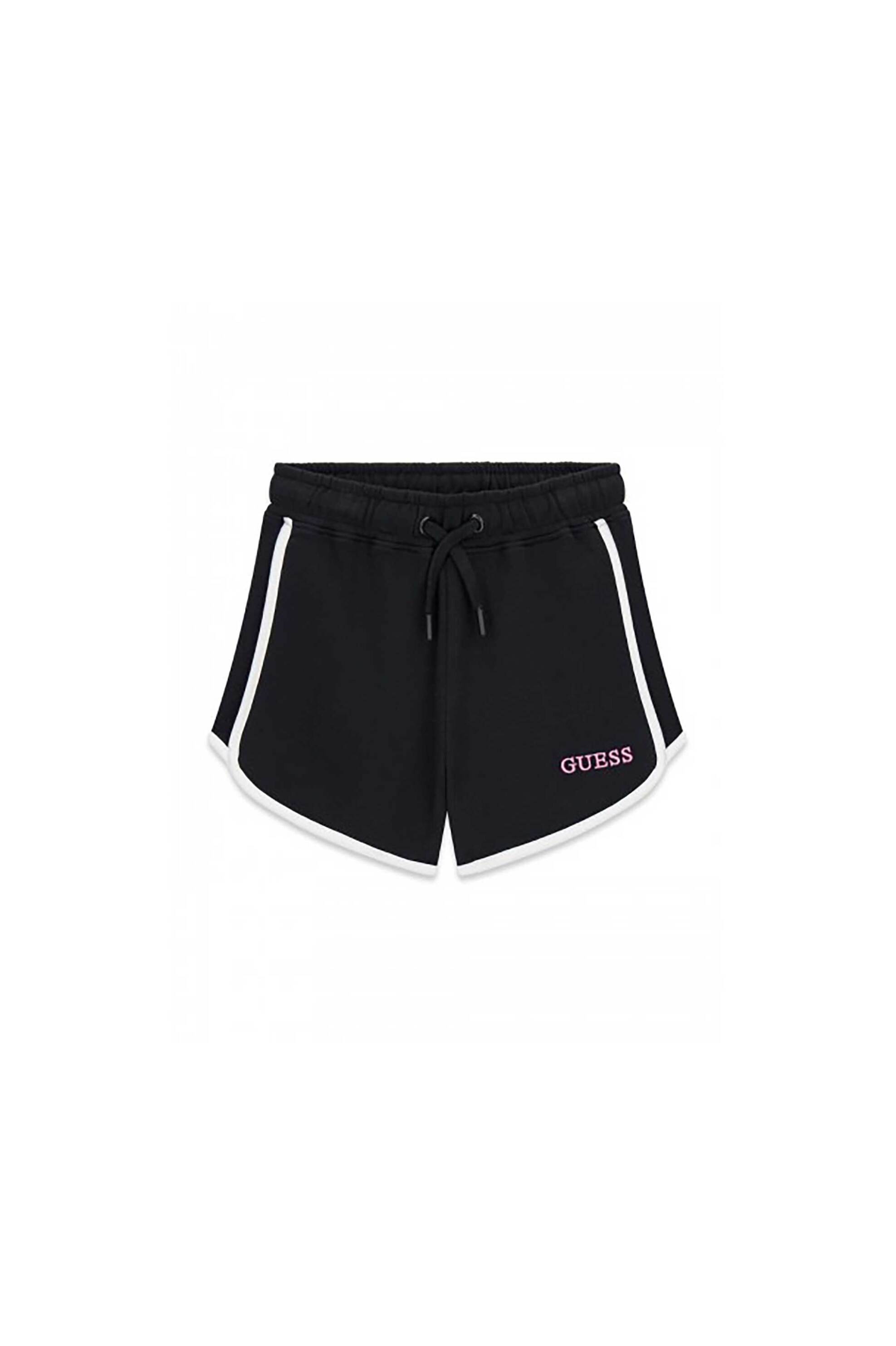 Guess παιδικό σορτς με logo print - J6RD00KAD74 Μαύρο
